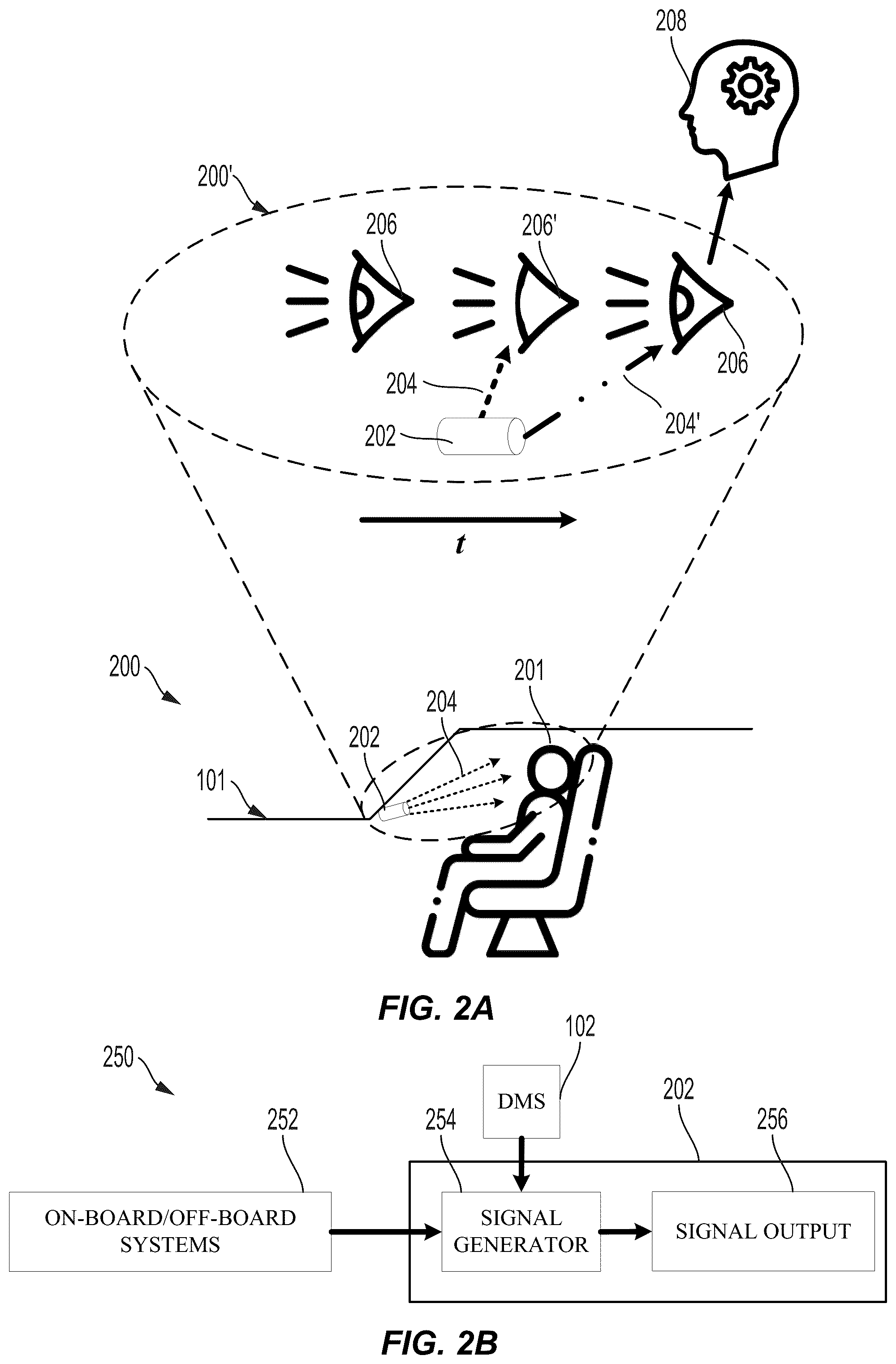 Patent US12157483 Figure 2 – Systems and methods for driver state conditioned visual signals