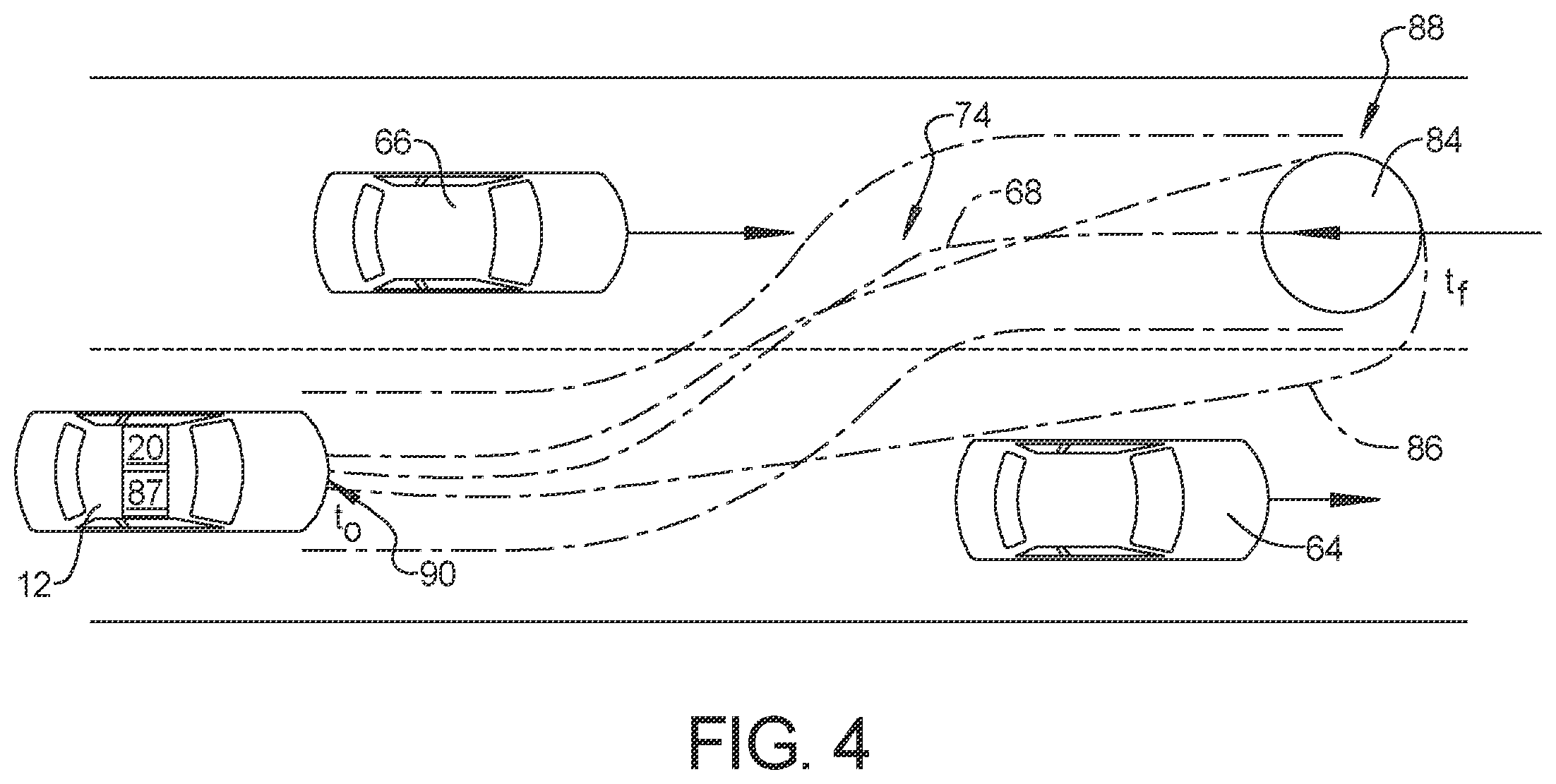 Patent US12157493 Figure 4 – Robust trajectory planning using data-driven reachability corridors