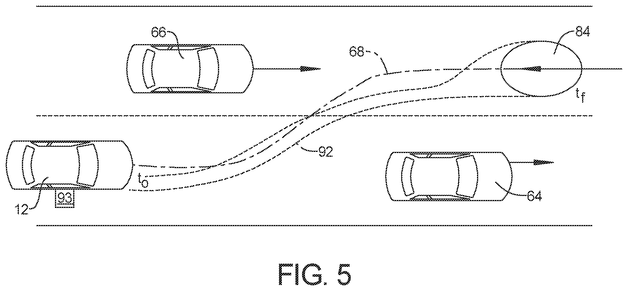 Patent US12157493 Figure 5 – Robust trajectory planning using data-driven reachability corridors