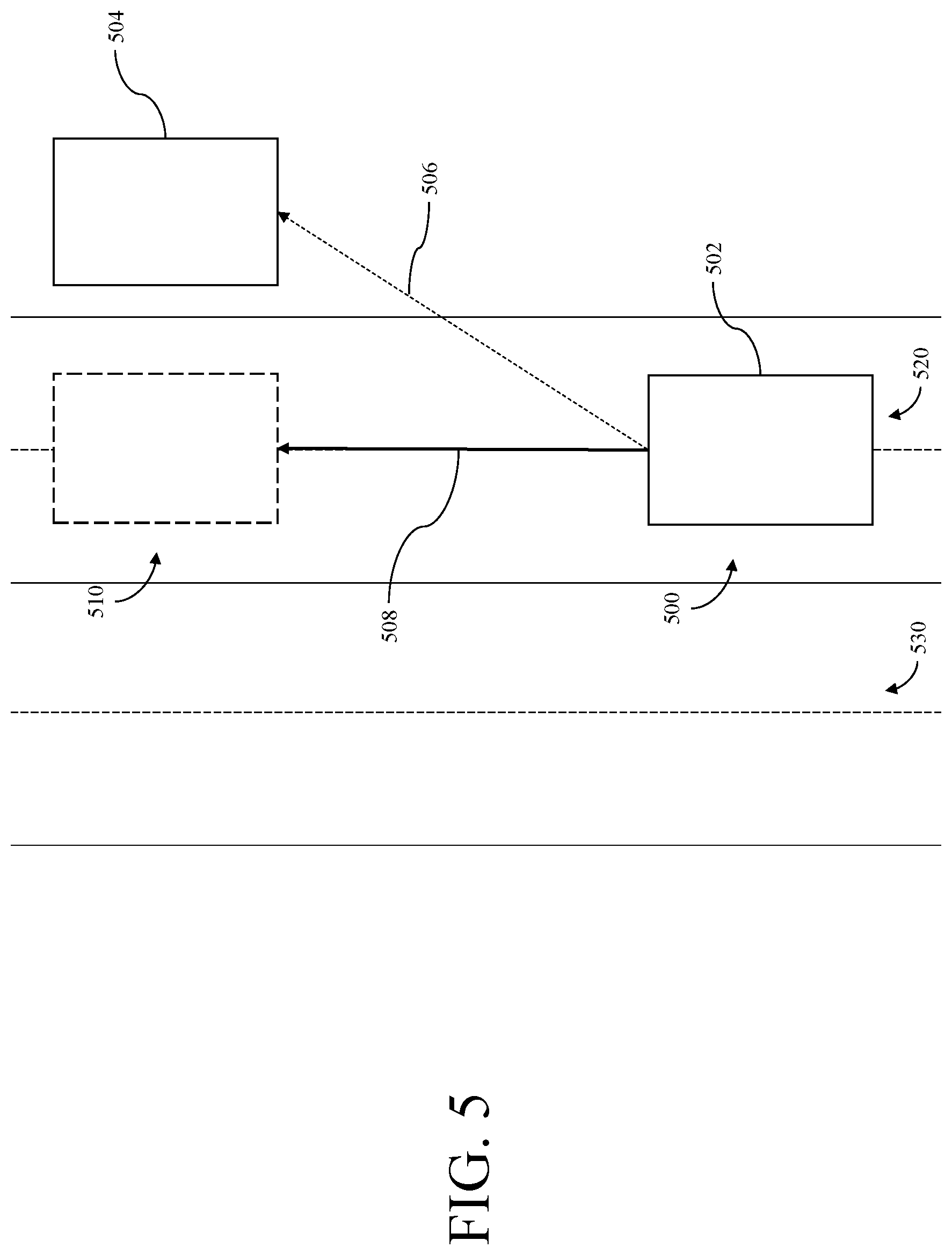 Patent US12157497 Figure 5 – Vehicle systems and related methods with autonomous courtesy avoidance