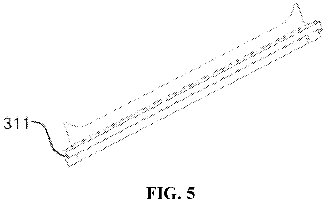 Patent US12157505 Figure 5 – Sidewall window structure module of train, and train