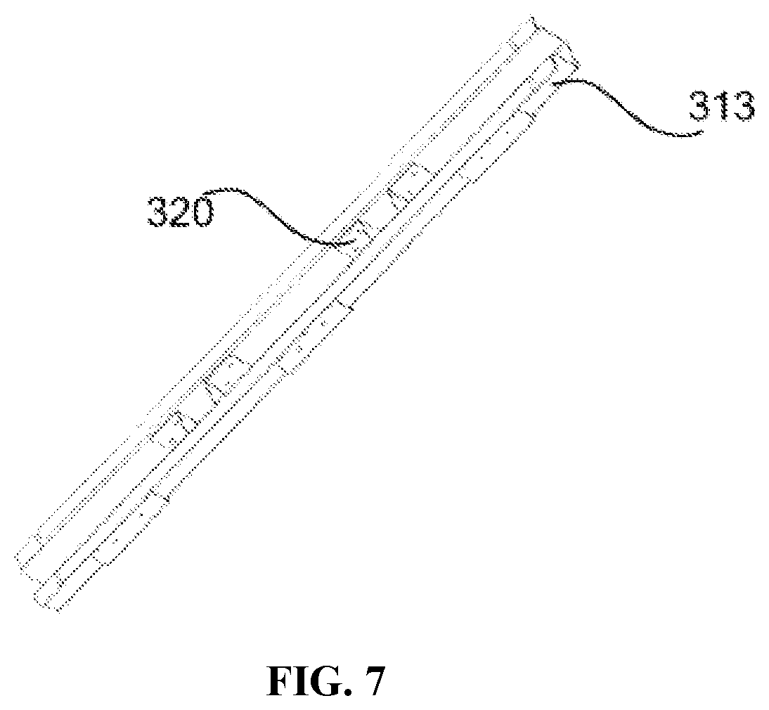 Patent US12157505 Figure 7 – Sidewall window structure module of train, and train