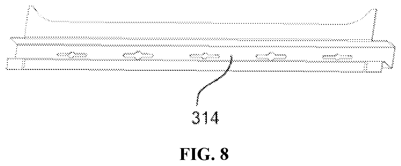 Patent US12157505 Figure 8 – Sidewall window structure module of train, and train