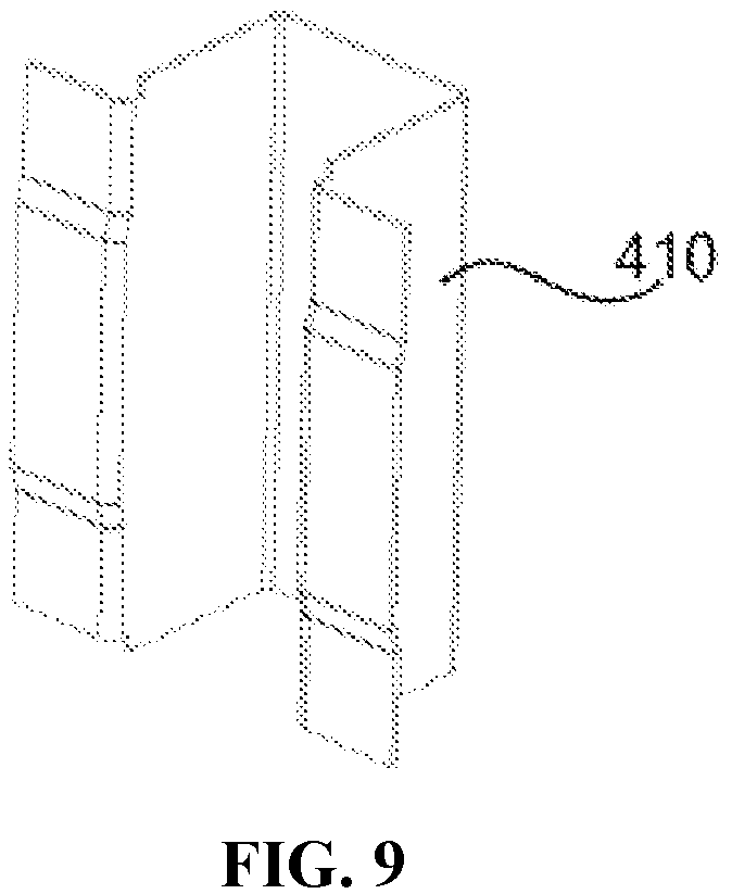 Patent US12157505 Figure 9 – Sidewall window structure module of train, and train