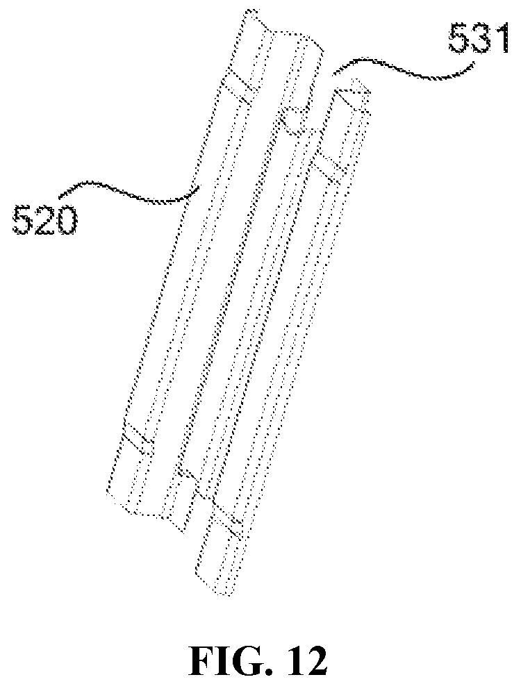 Patent US12157505 Figure 12 – Sidewall window structure module of train, and train