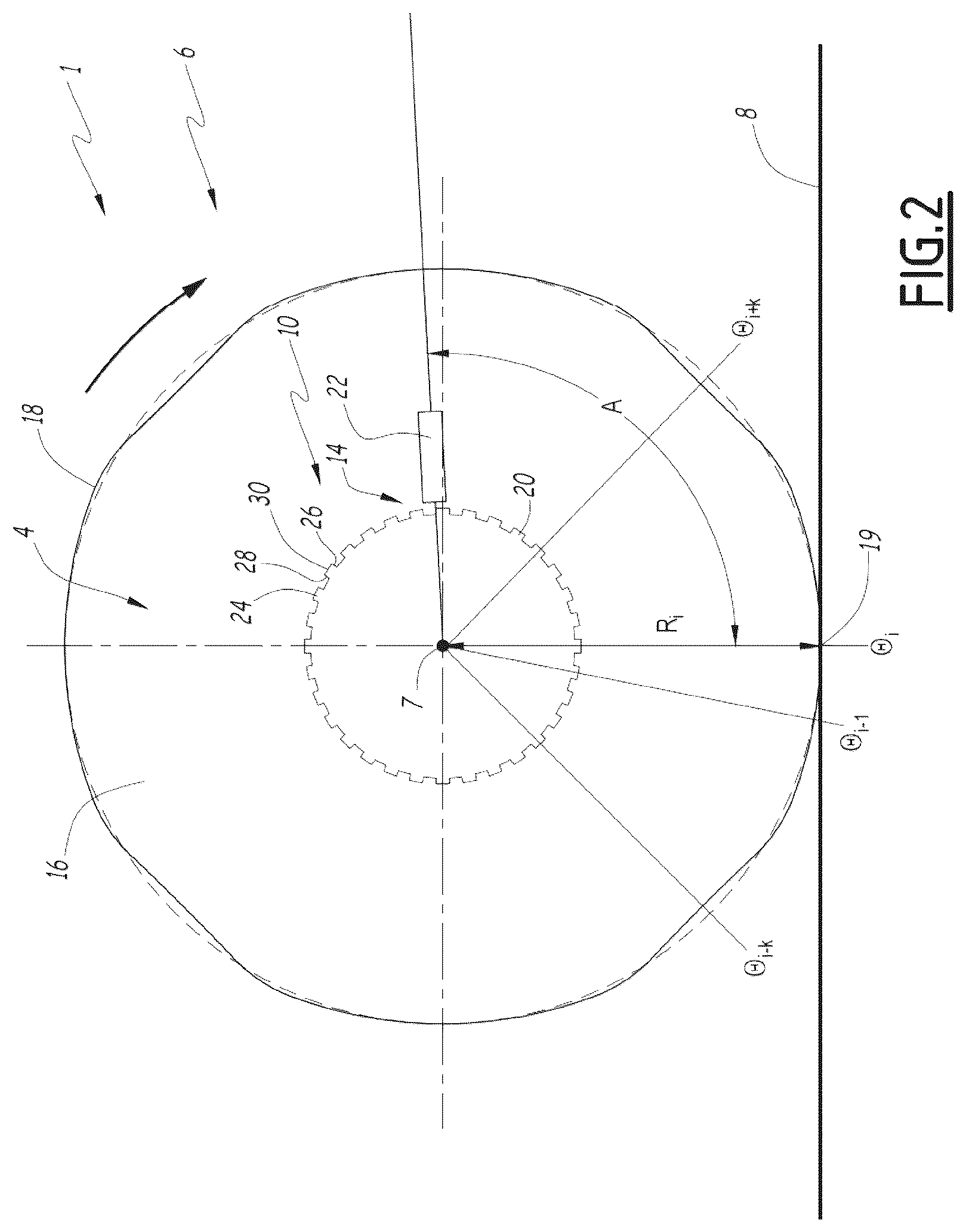 Patent US12157507 Figure 2 – Method for controlling wheel deformation and associated device and system