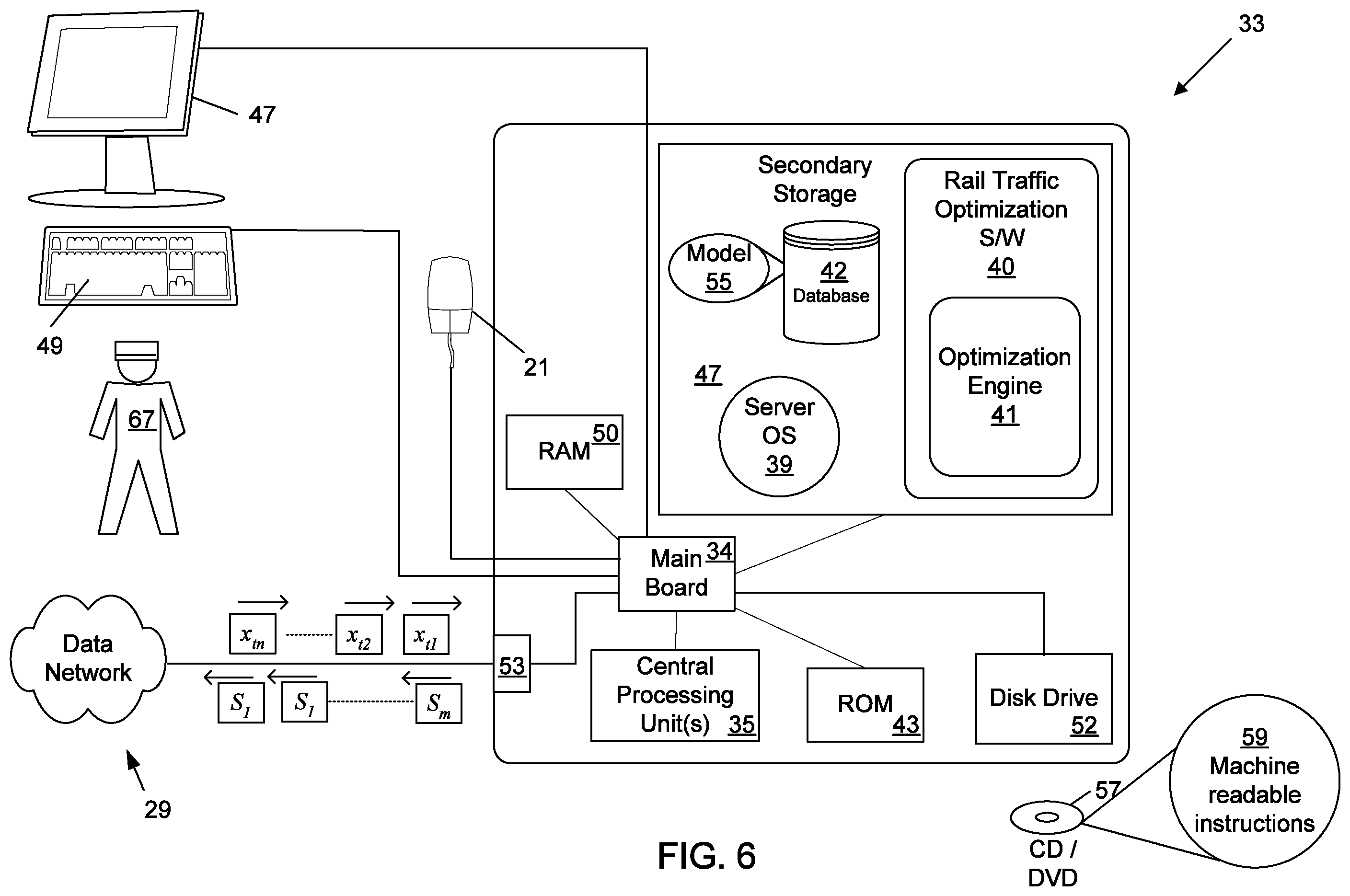 Patent US12157509 Figure 6 – Method and apparatus for operation of railway systems