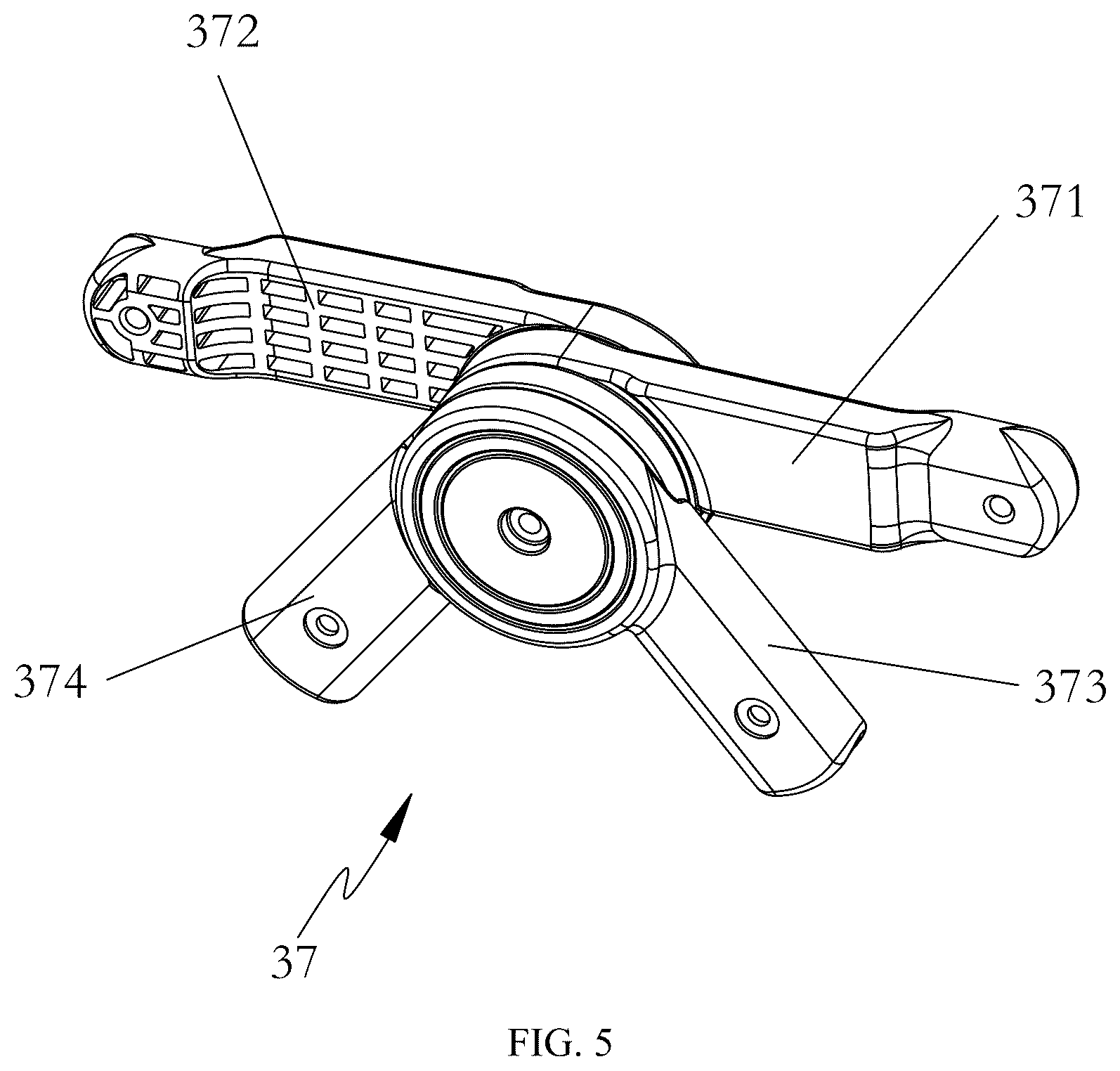 Patent US12157512 Figure 5 – Folding cart