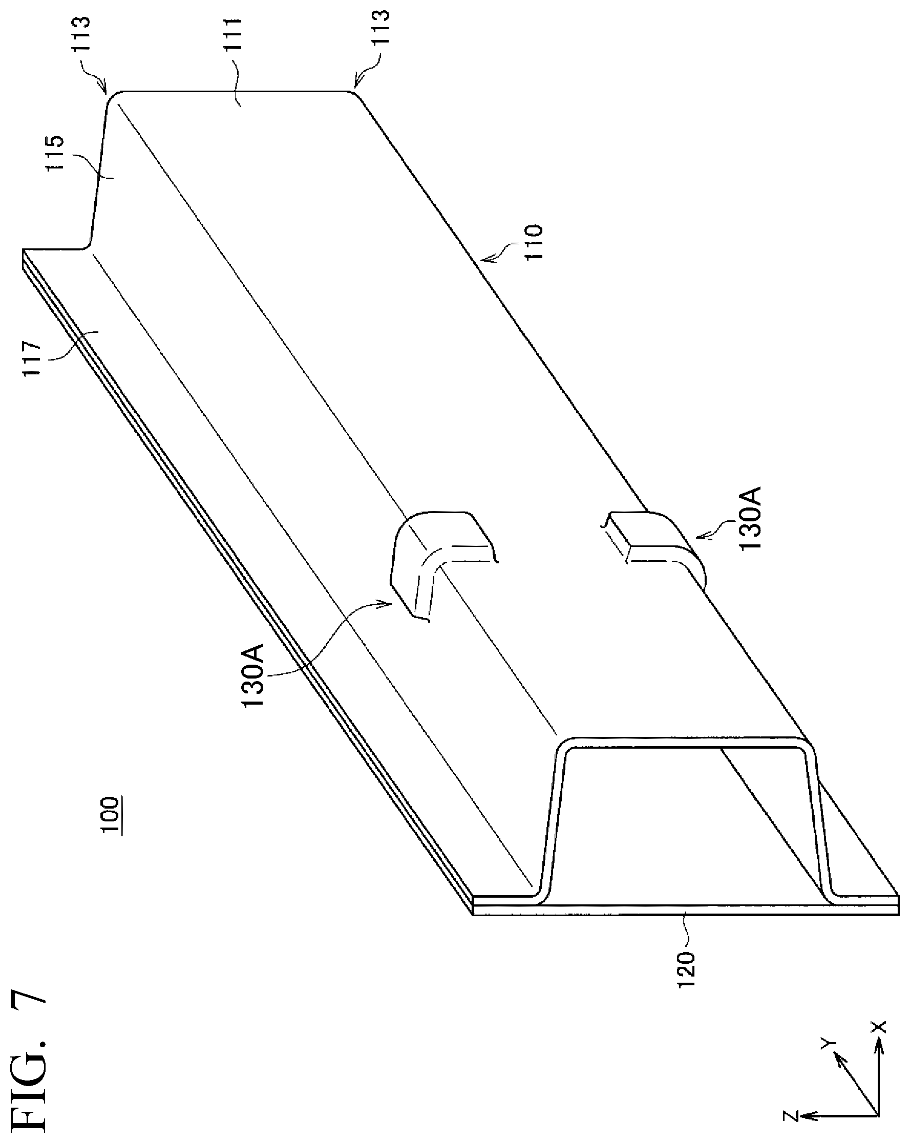 Patent US12157513 Figure 5 – Frame member and vehicle body structure