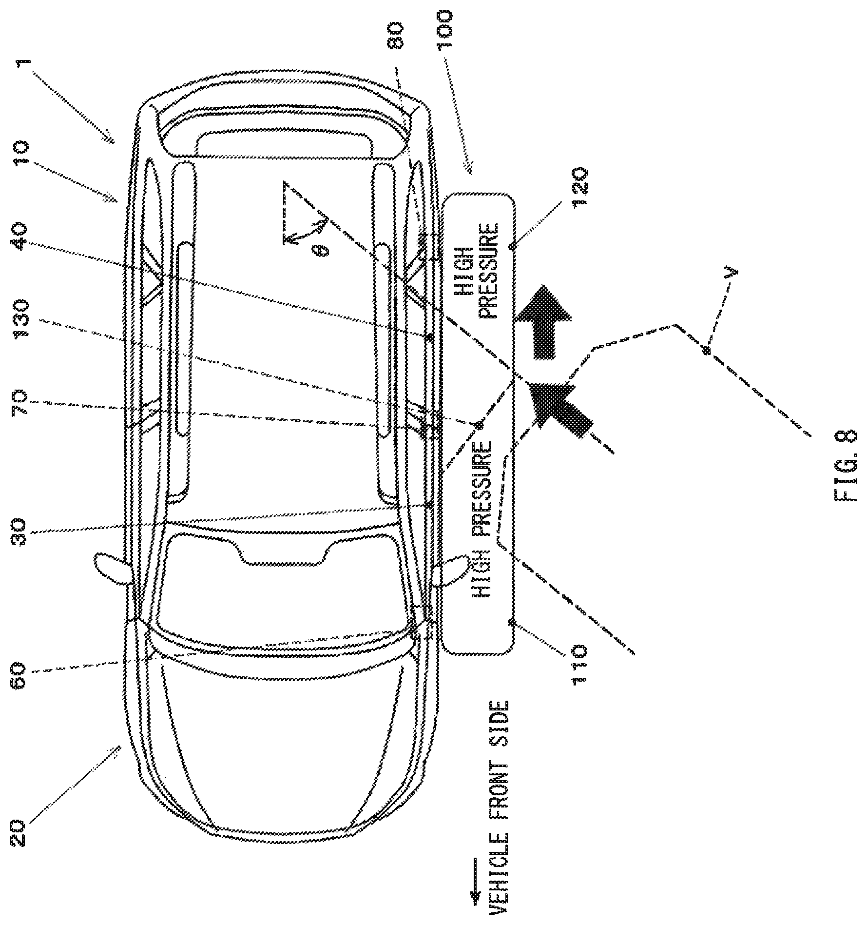 Patent US12157514 Figure 8 – Airbag device