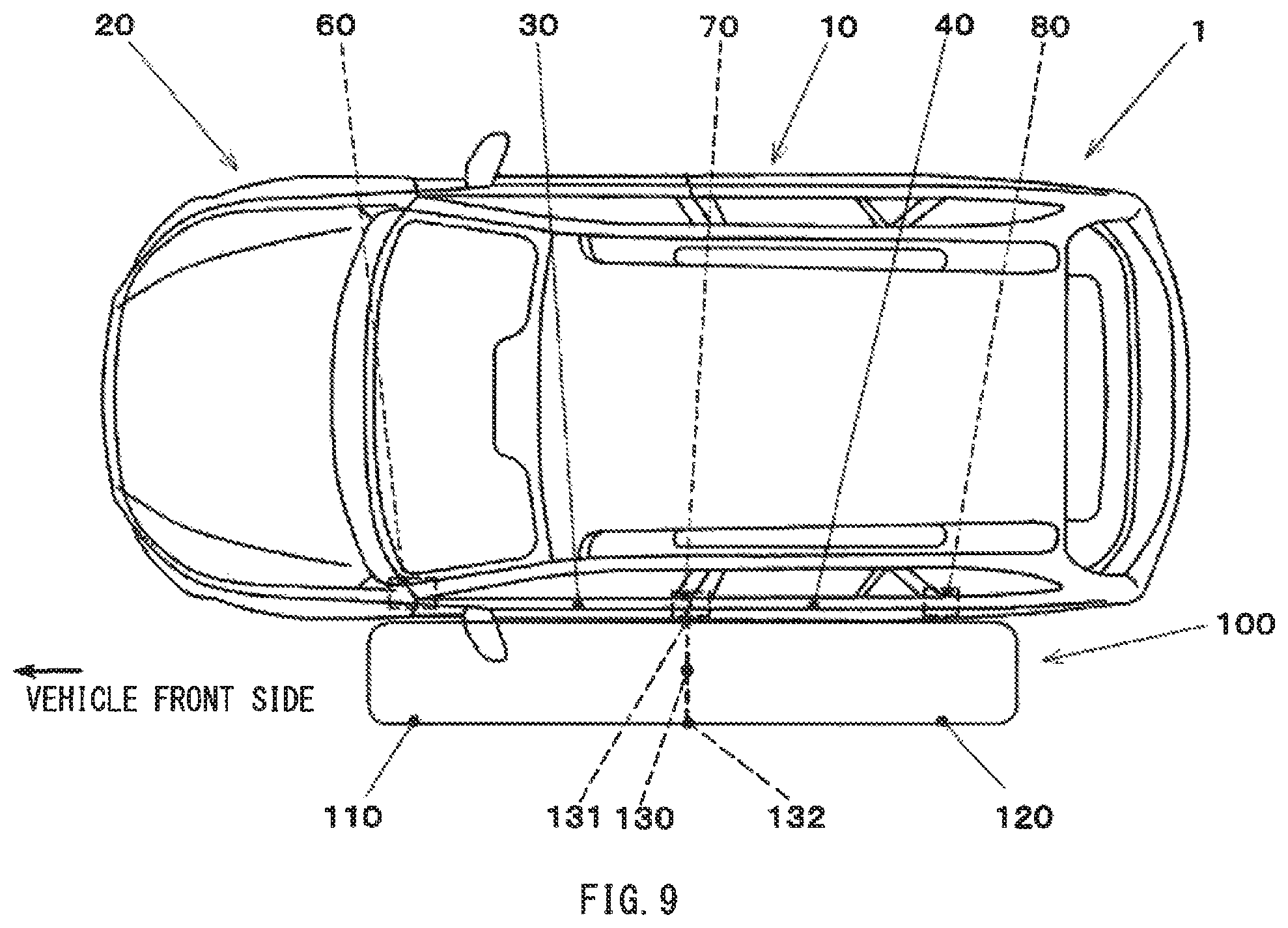 Patent US12157514 Figure 9 – Airbag device