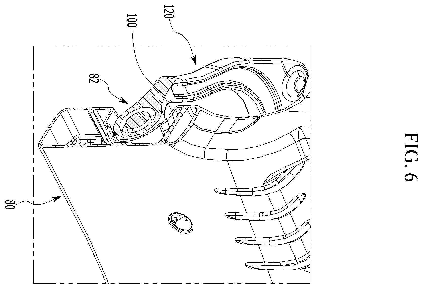 Patent US12157516 Figure 6 – Casting vehicle body structure