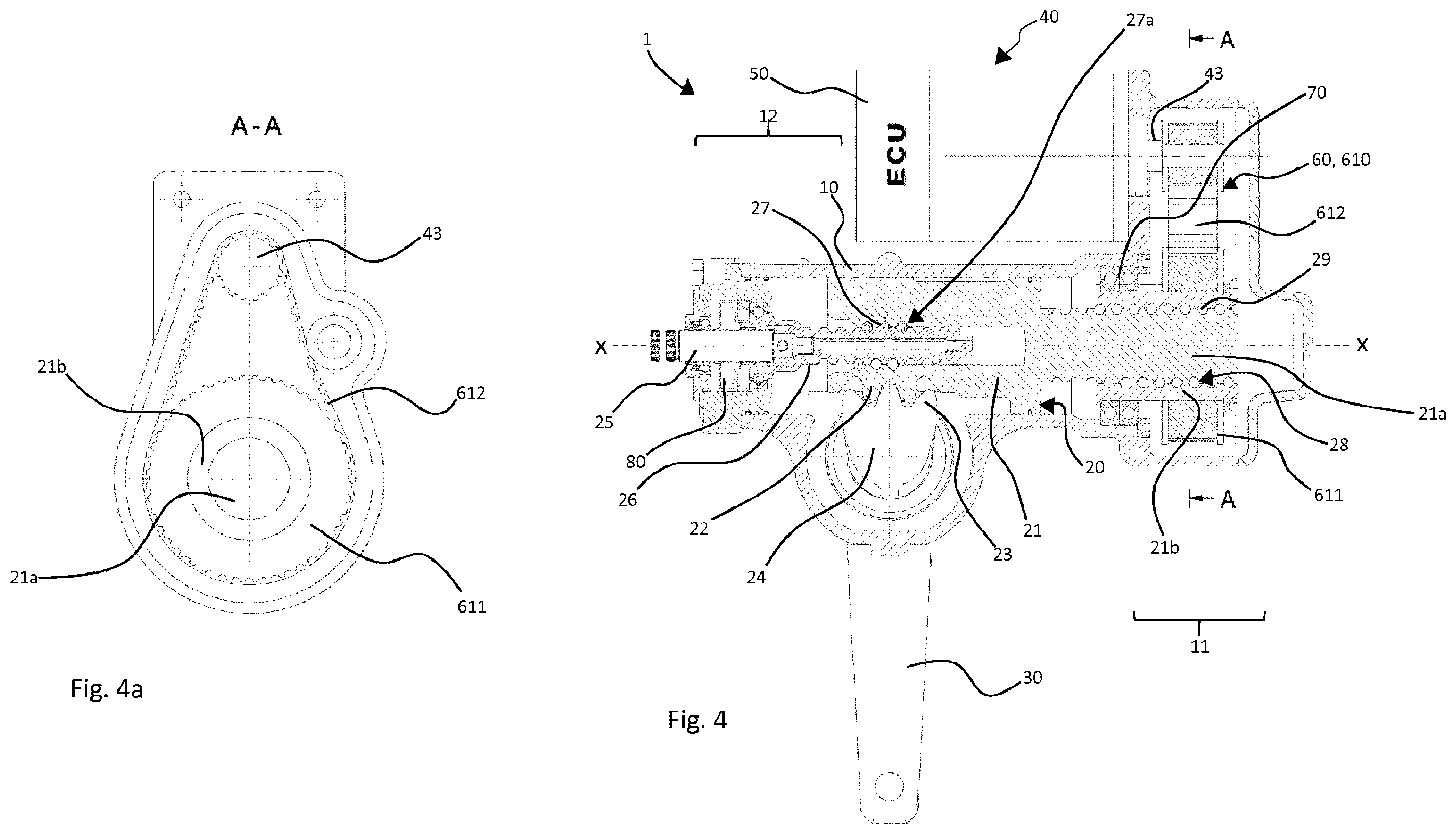 Patent US12157519 Figure 4 – Recirculating-ball steering system