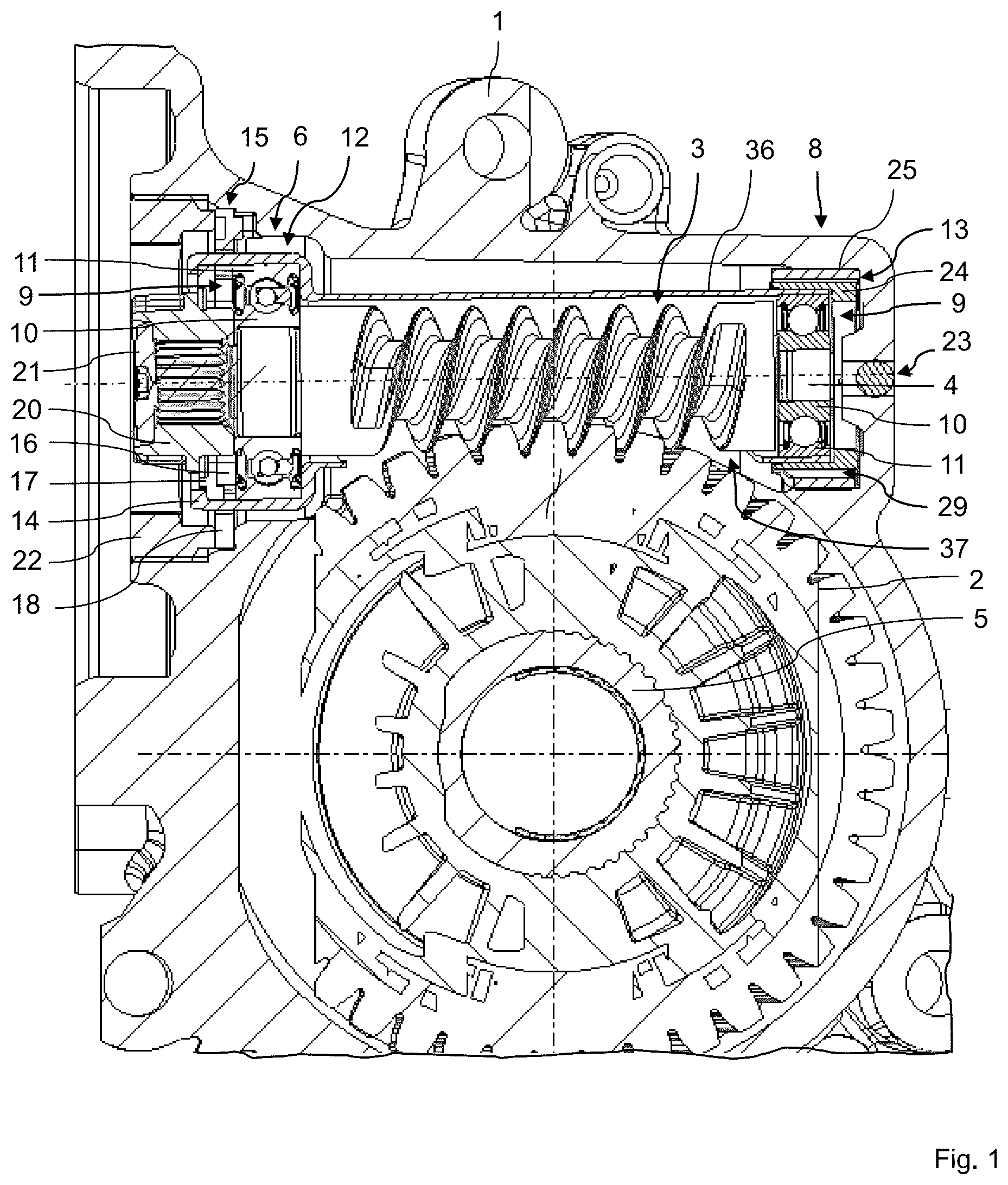 Patent US12157521 Figure 1 – Steering gear and steering system