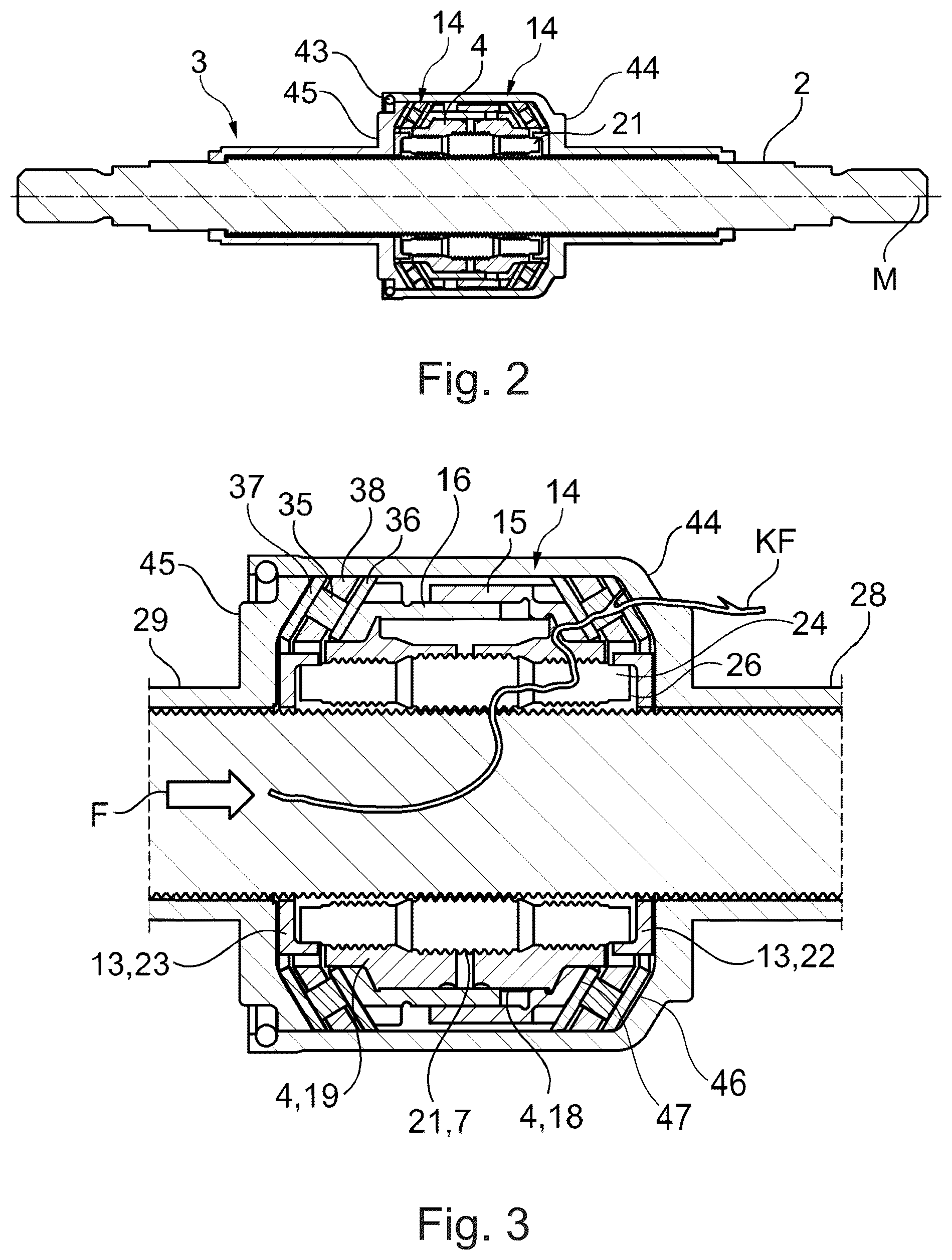 Patent US12157522 Figure 2 – Electromechanical actuator and rear-axle steering system