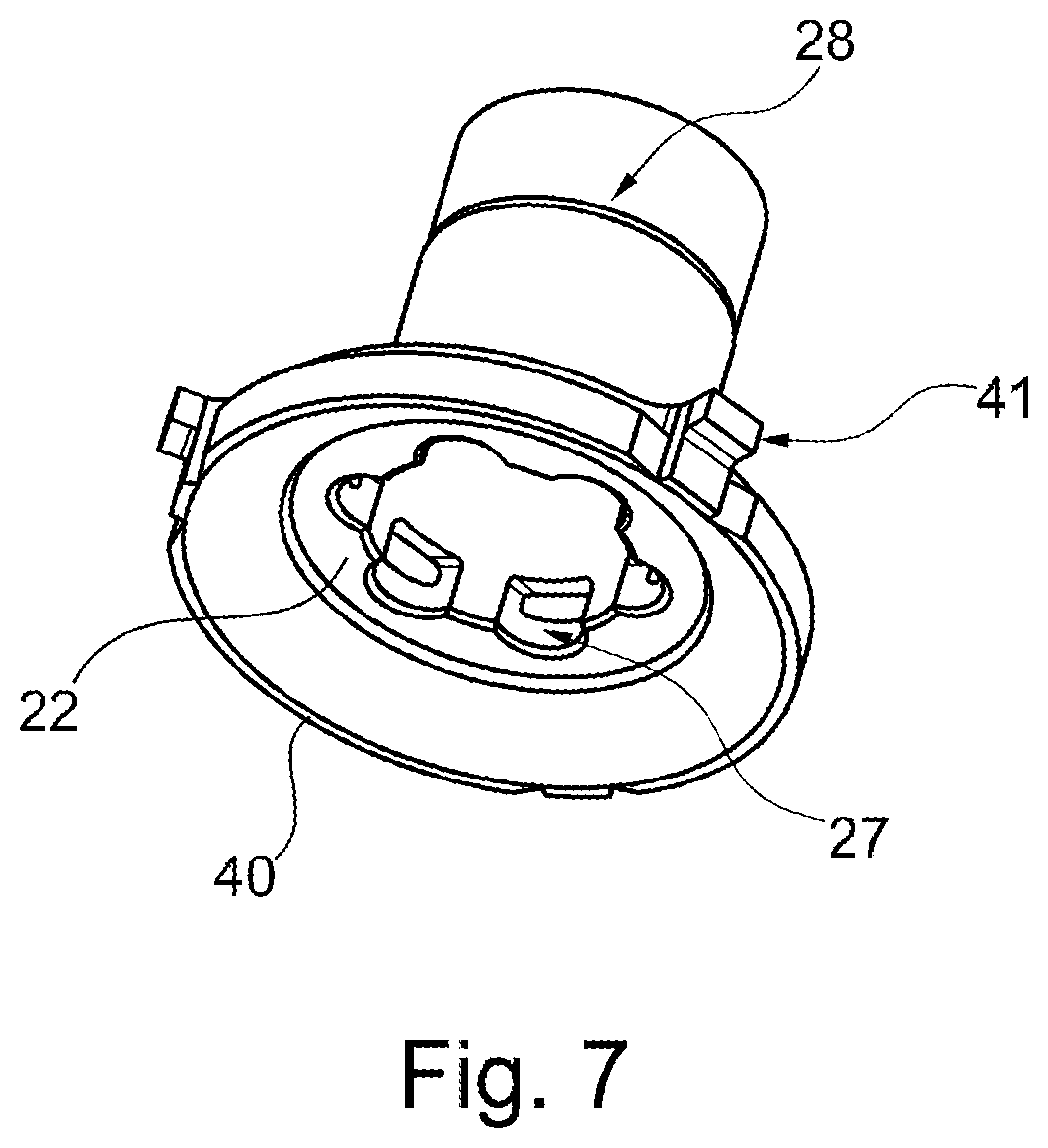 Patent US12157522 Figure 6 – Electromechanical actuator and rear-axle steering system