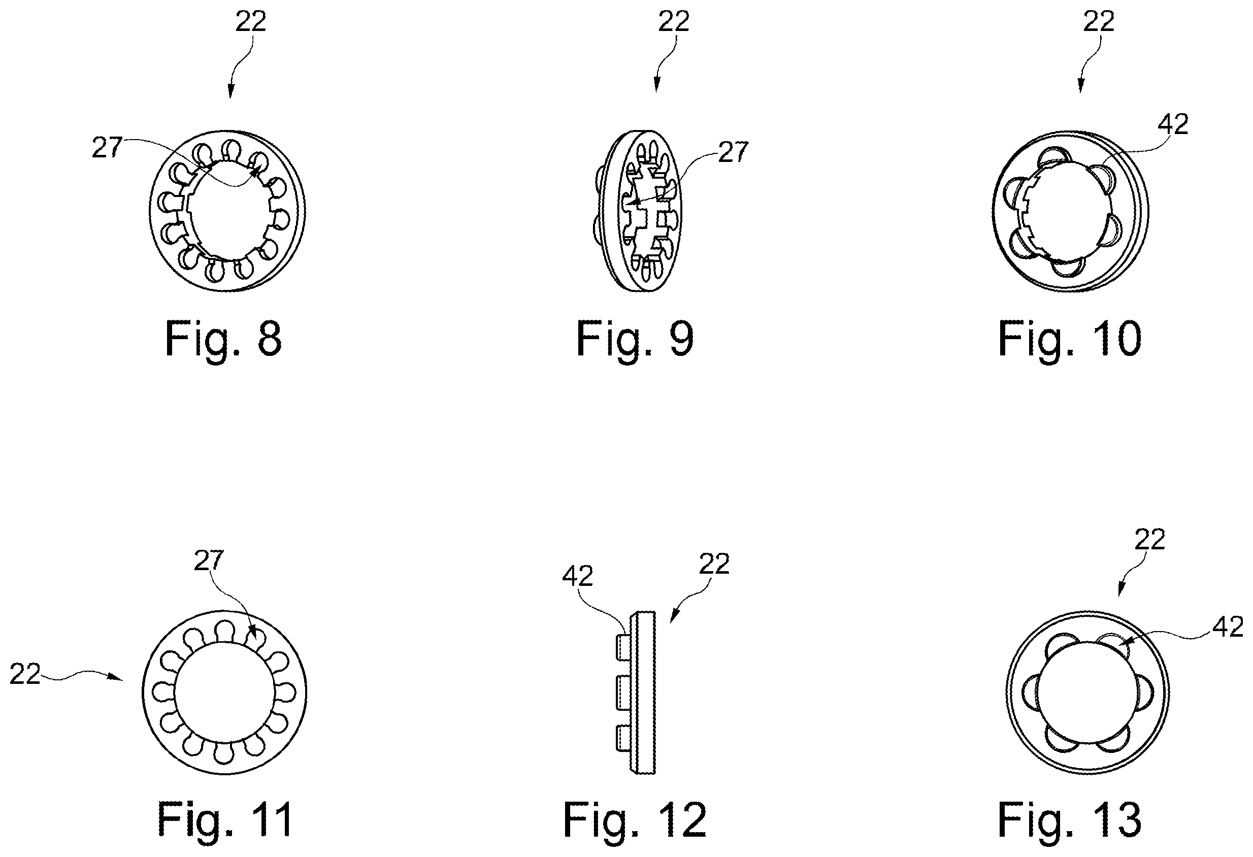 Patent US12157522 Figure 7 – Electromechanical actuator and rear-axle steering system
