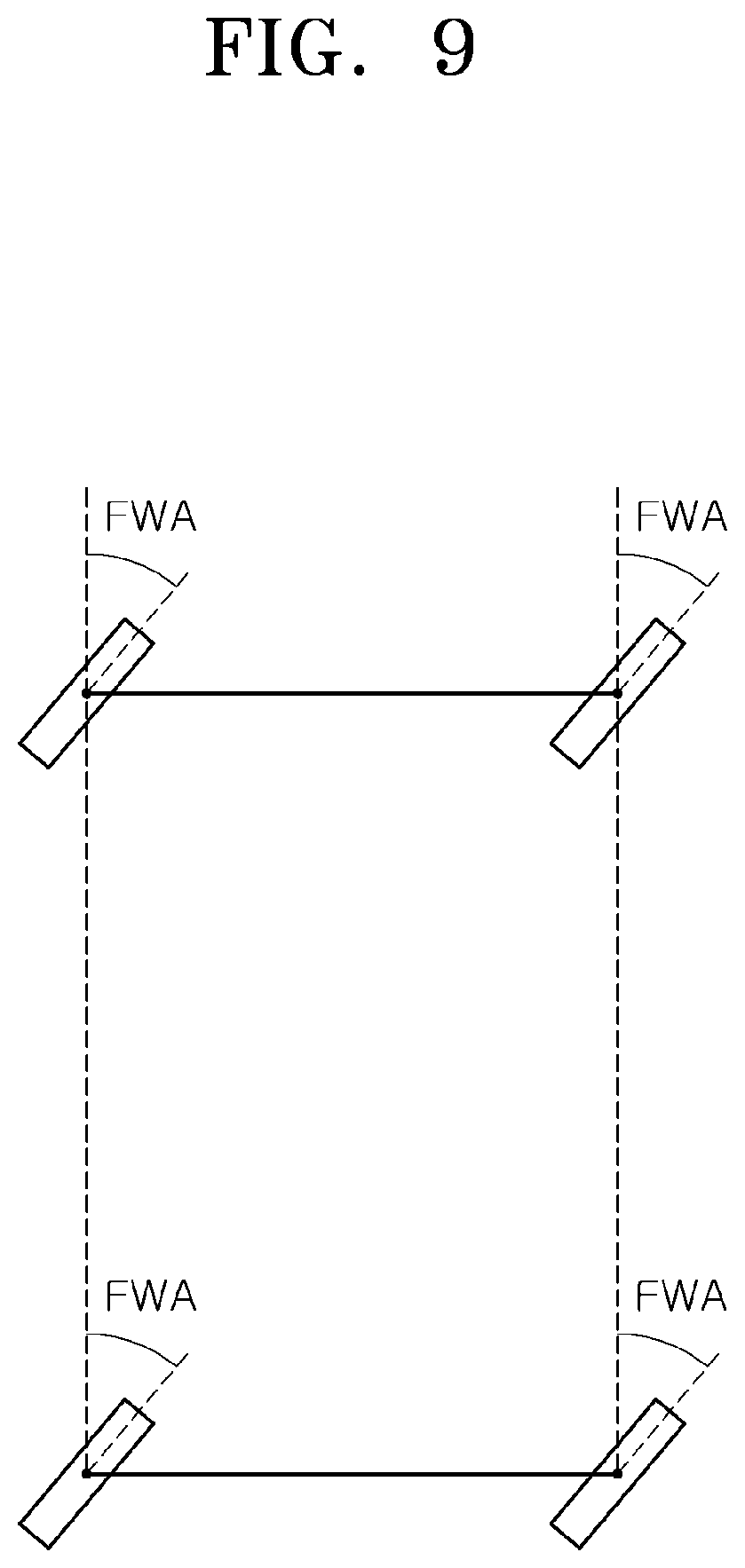 Patent US12157526 Figure 9 – Four-wheel steering control apparatus and method