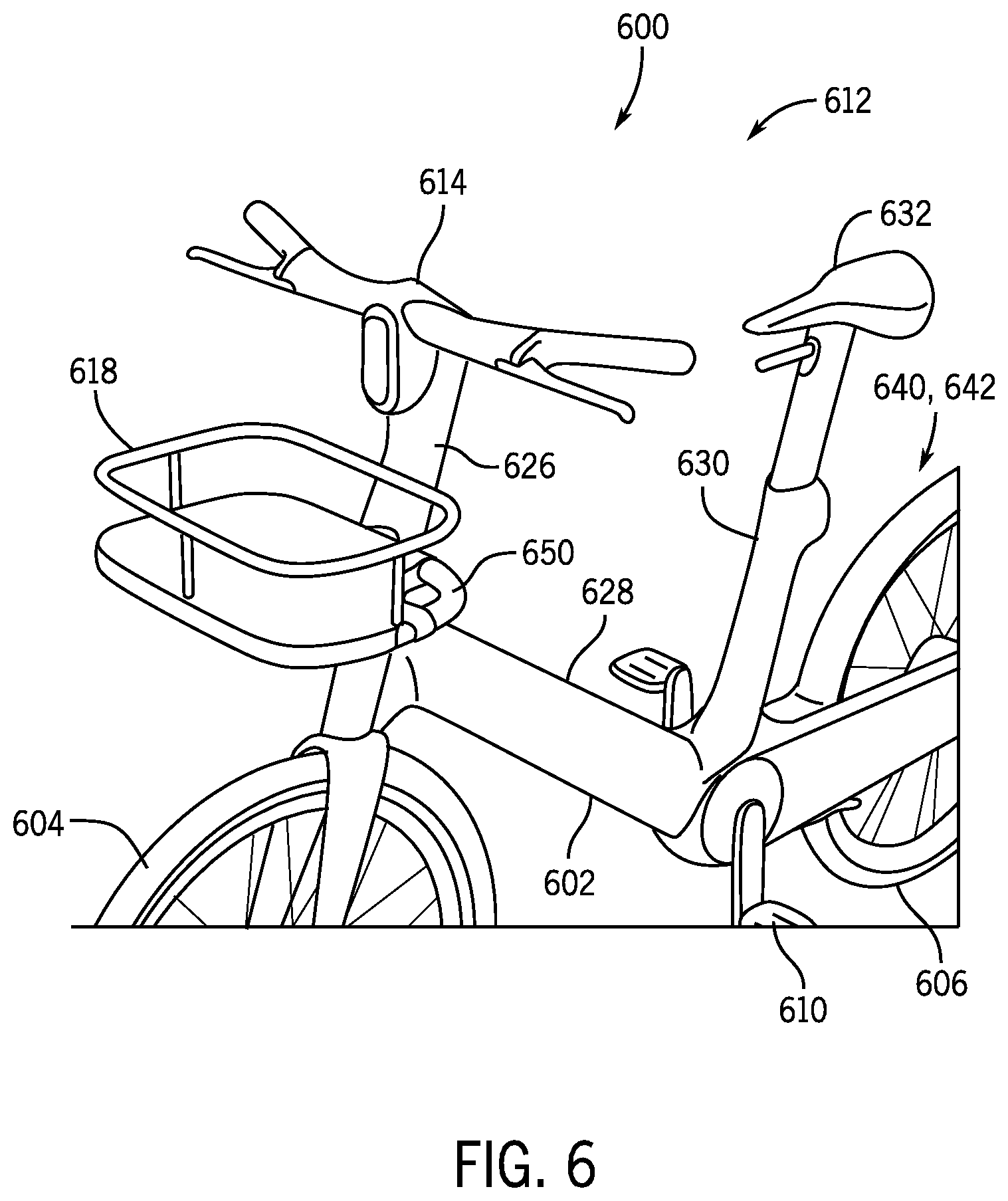 Patent US12157530 Figure 11 – Micromobility transit vehicle lock-to mechanism systems and methods