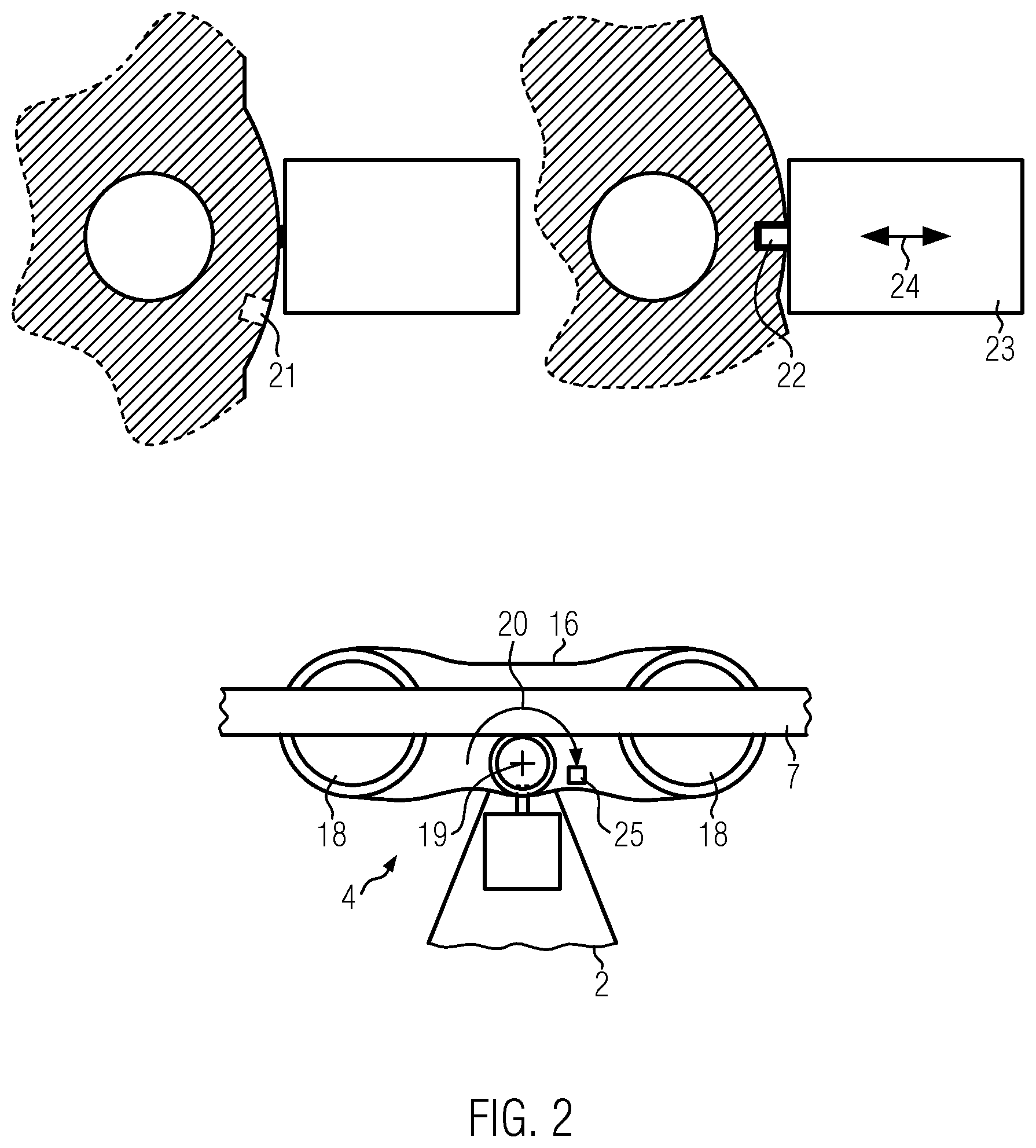 Patent US12157531 Figure 2 – System having a motorcycle and a transportable radio device
