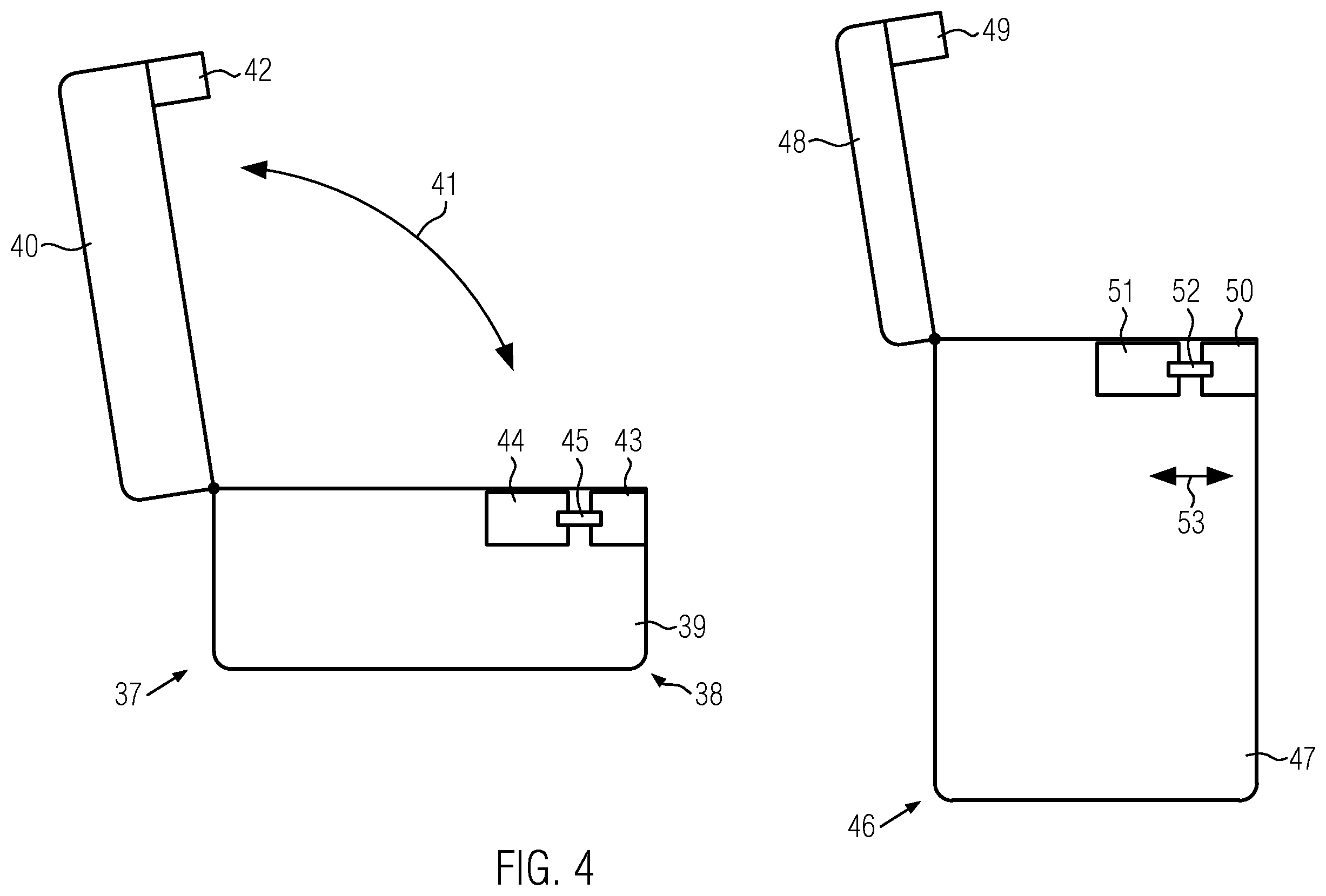 Patent US12157531 Figure 4 – System having a motorcycle and a transportable radio device