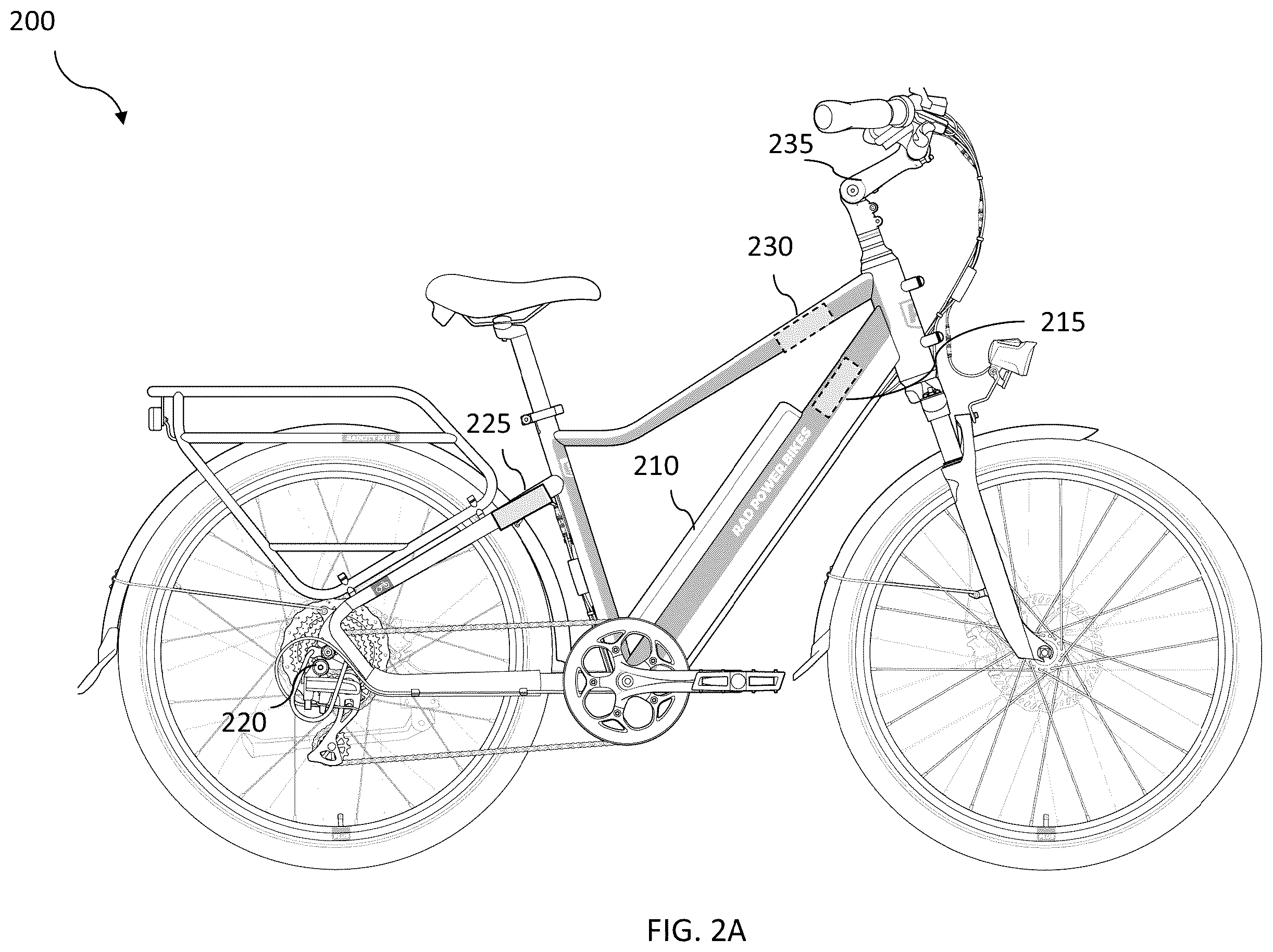 Patent US12157532 Figure 2 – Controlling operations of an electric bicycle