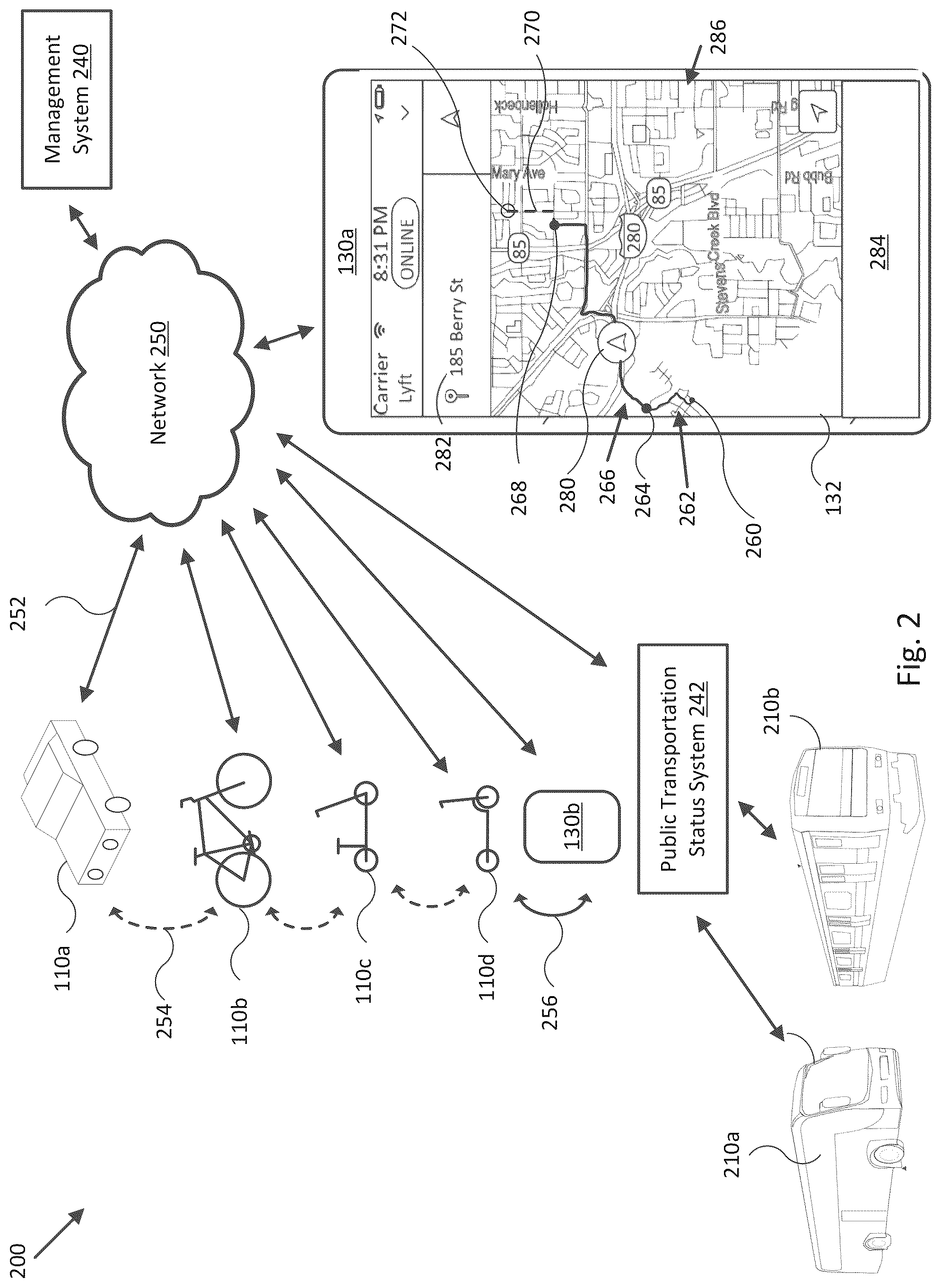 Patent US12157533 Figure 2 – Micro-mobility fleet vehicle cockpit assembly systems and methods