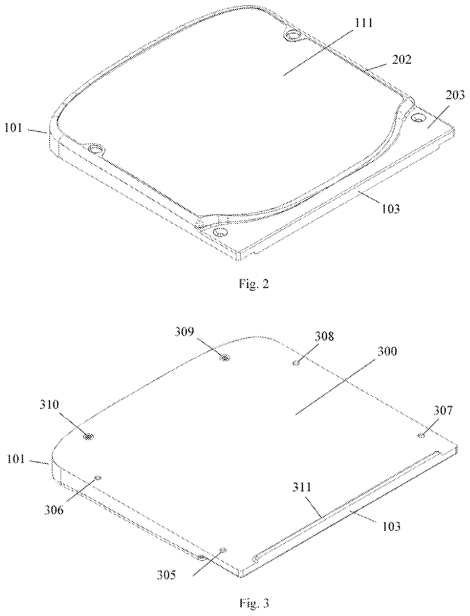 Patent US12157534 Figure 2 – Cushioned footpad with reinforcing support structure