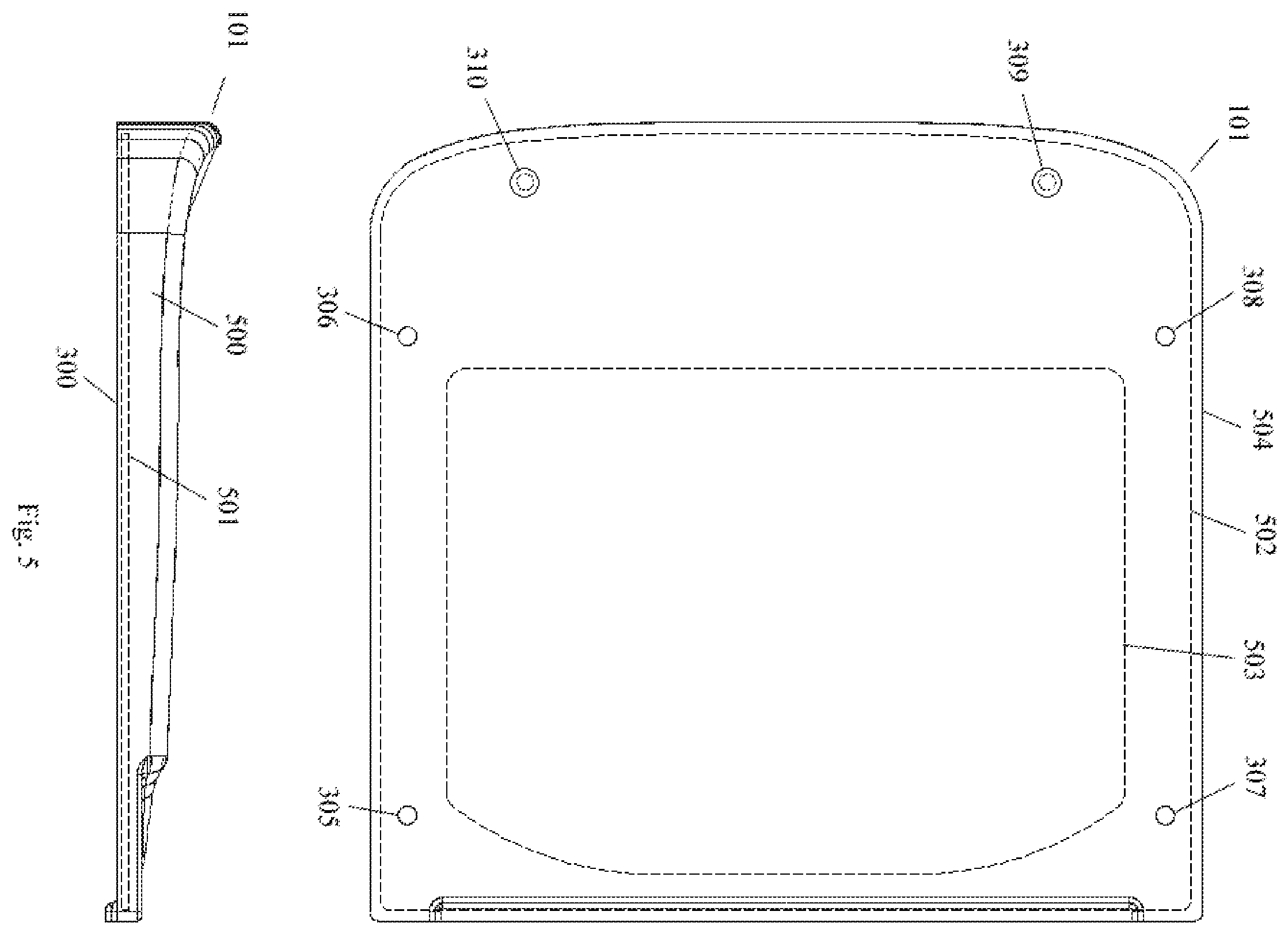 Patent US12157534 Figure 4 – Cushioned footpad with reinforcing support structure