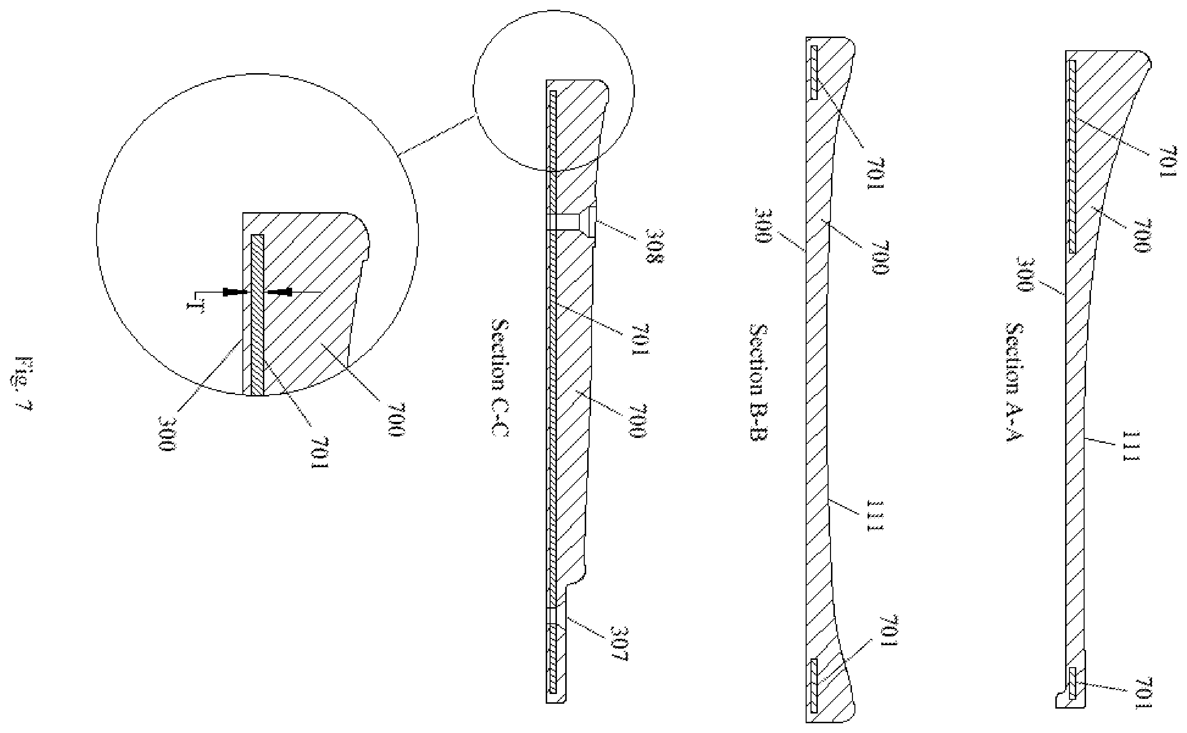 Patent US12157534 Figure 6 – Cushioned footpad with reinforcing support structure