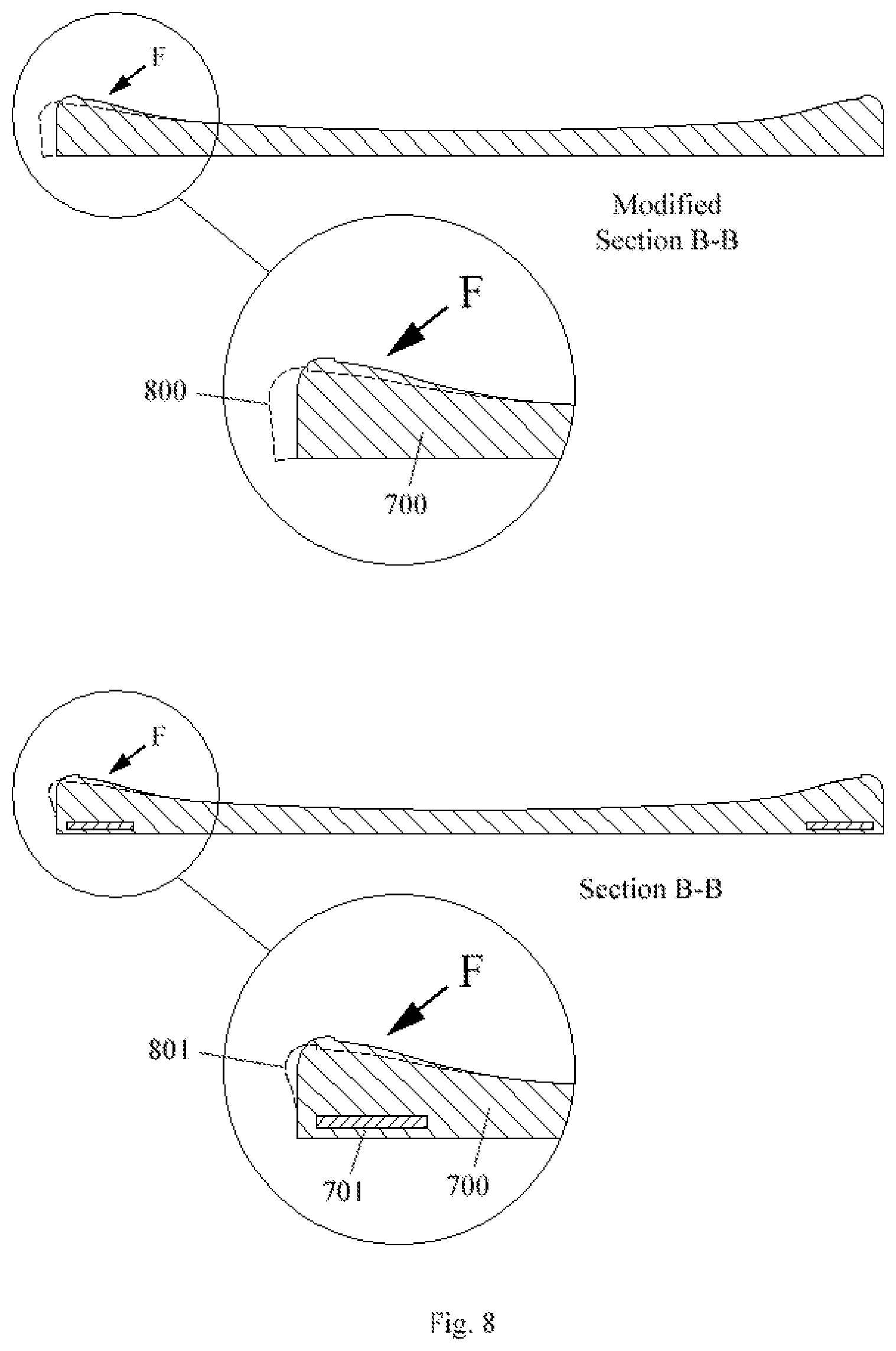 Patent US12157534 Figure 7 – Cushioned footpad with reinforcing support structure