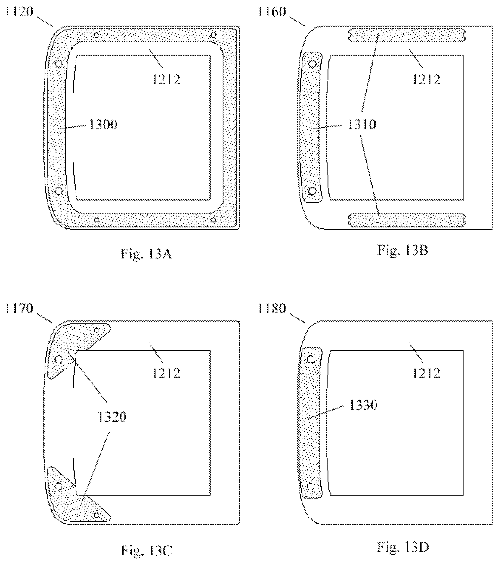 Patent US12157534 Figure 14 – Cushioned footpad with reinforcing support structure