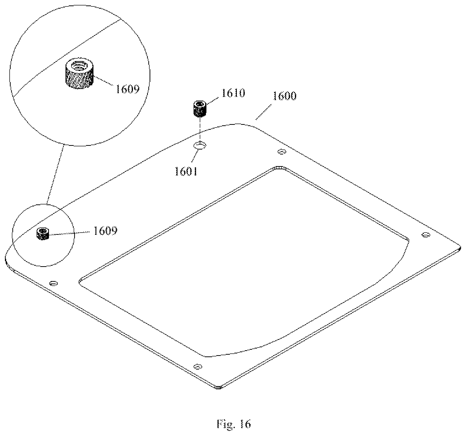 Patent US12157534 Figure 16 – Cushioned footpad with reinforcing support structure
