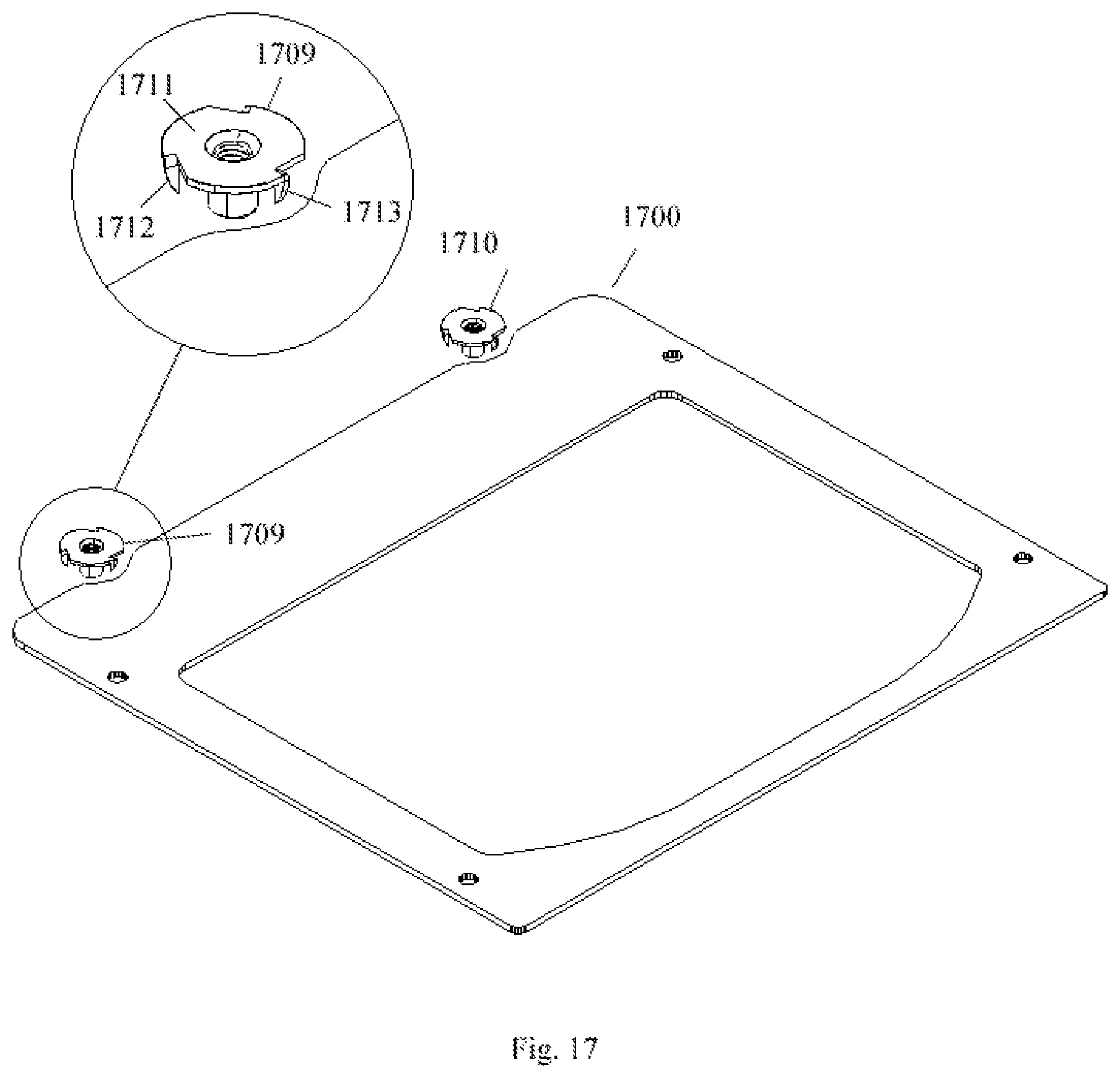 Patent US12157534 Figure 17 – Cushioned footpad with reinforcing support structure