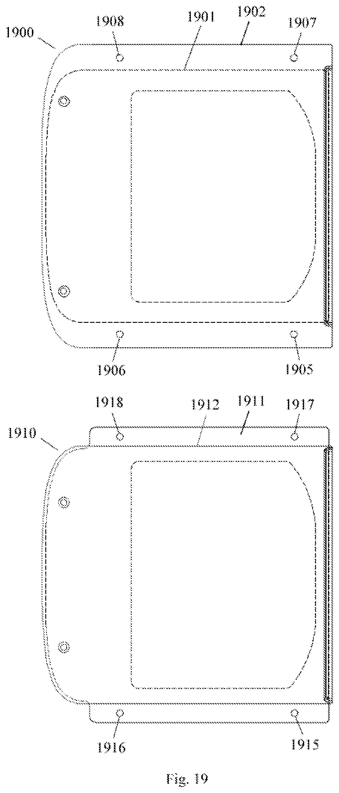 Patent US12157534 Figure 19 – Cushioned footpad with reinforcing support structure