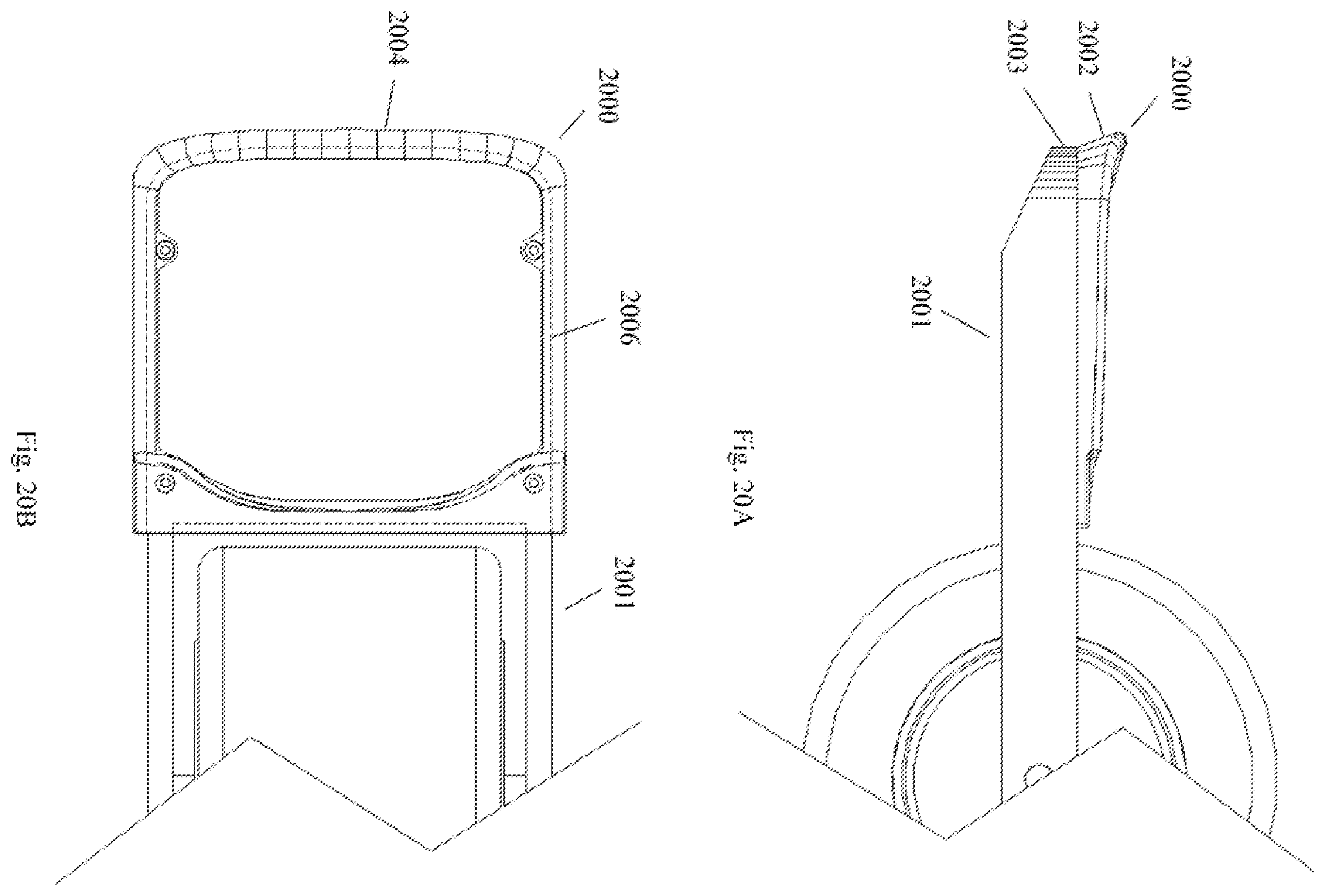 Patent US12157534 Figure 20 – Cushioned footpad with reinforcing support structure
