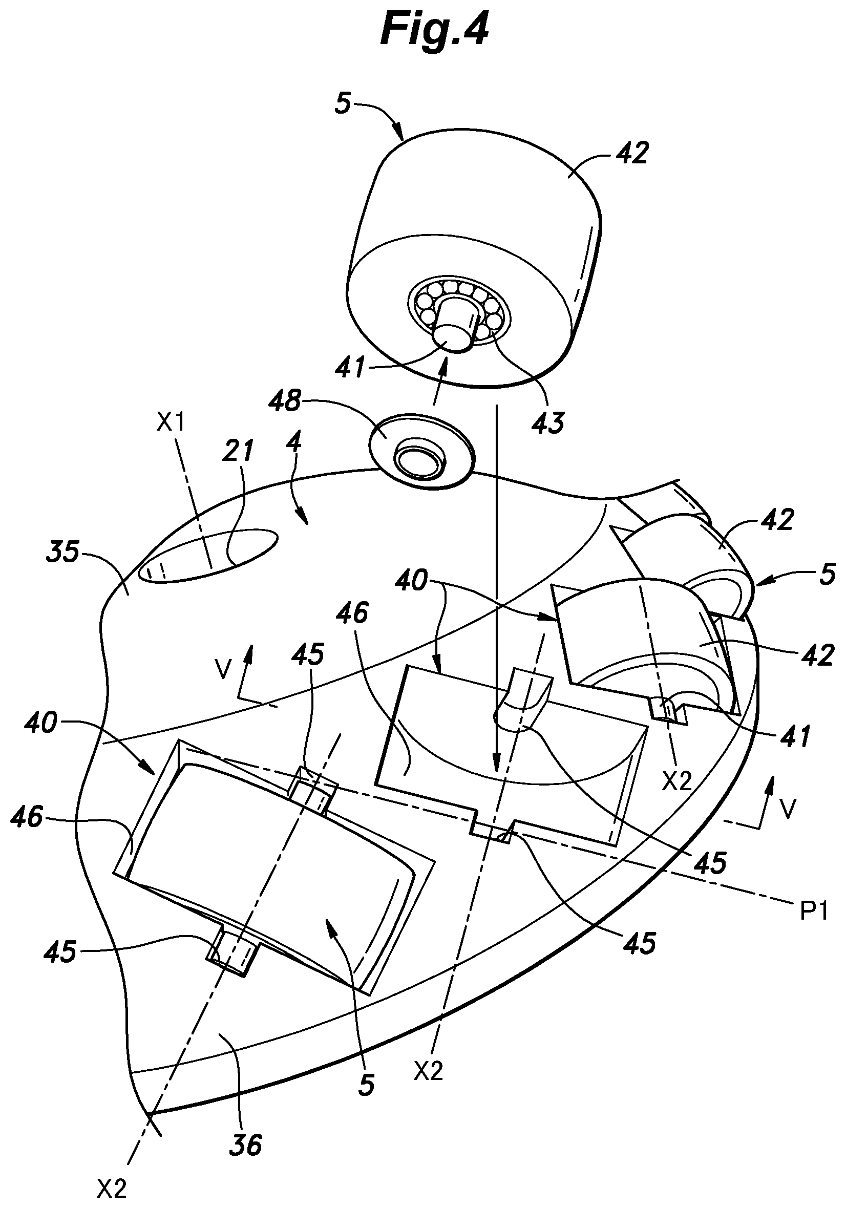 Patent US12157535 Figure 4 – Frictional drive unit