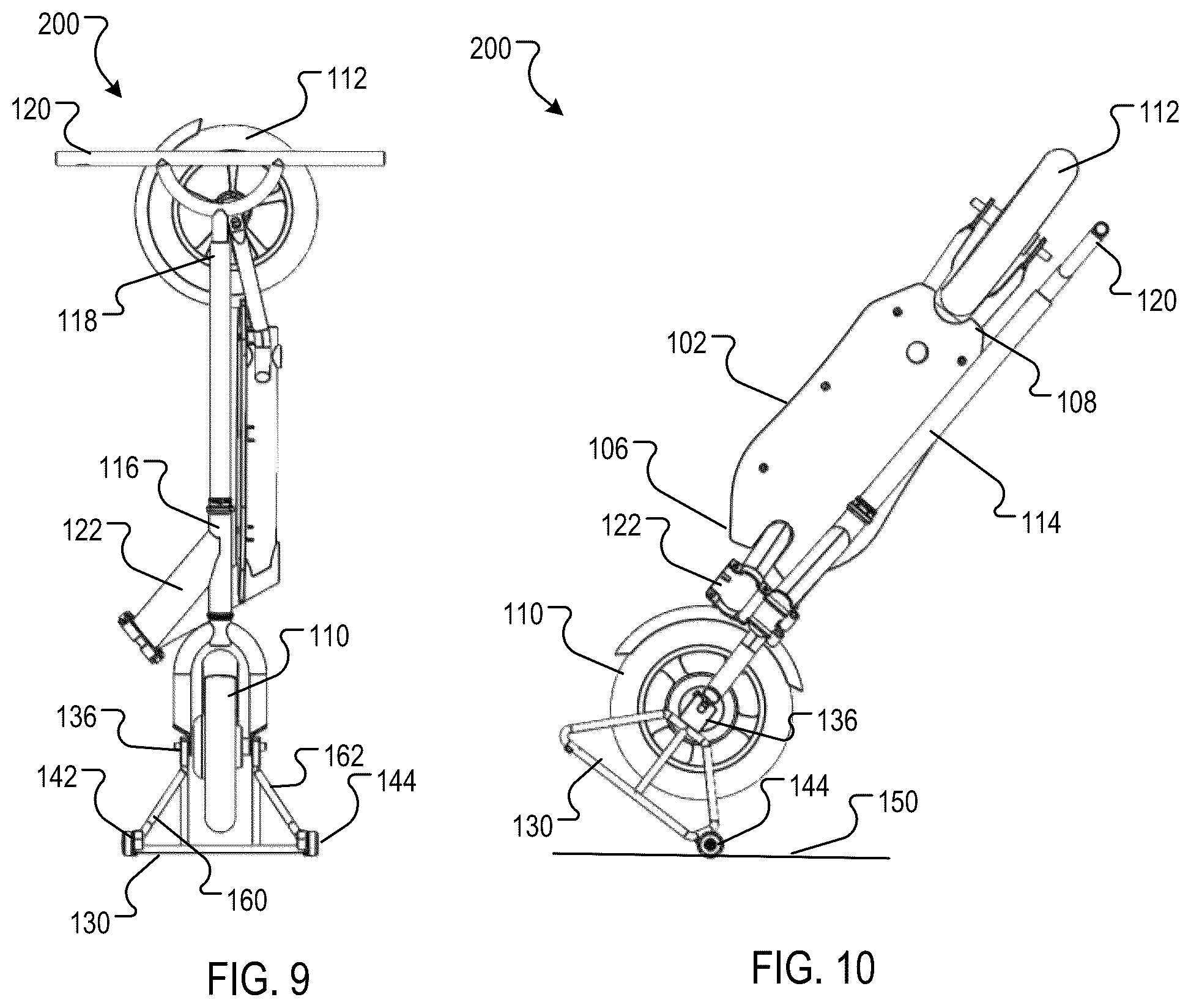 Patent US12157536 Figure 5 – Portable conveyance with dual function rack and stand