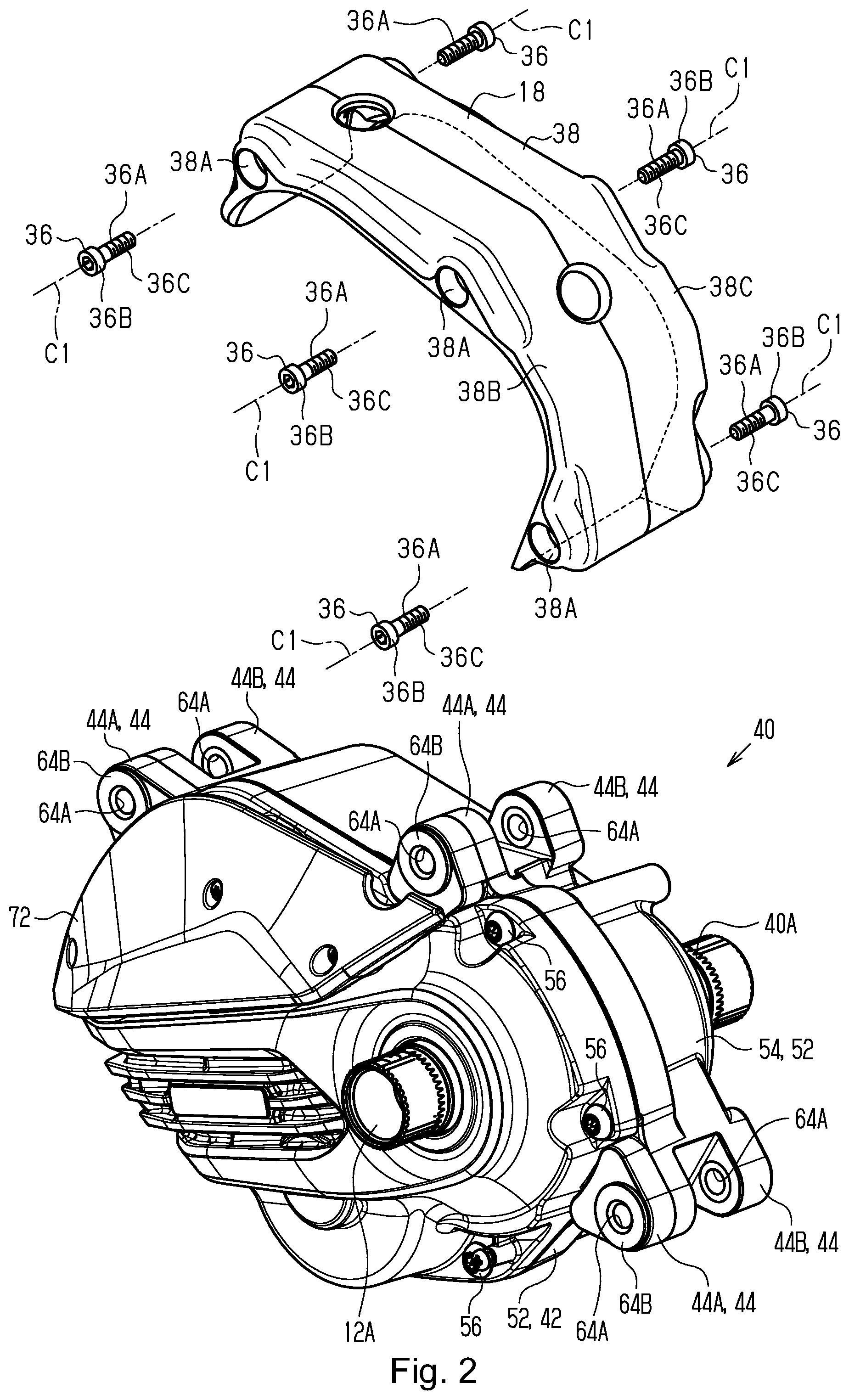 Patent US12157538 Figure 2 – Human-powered vehicle component and gear