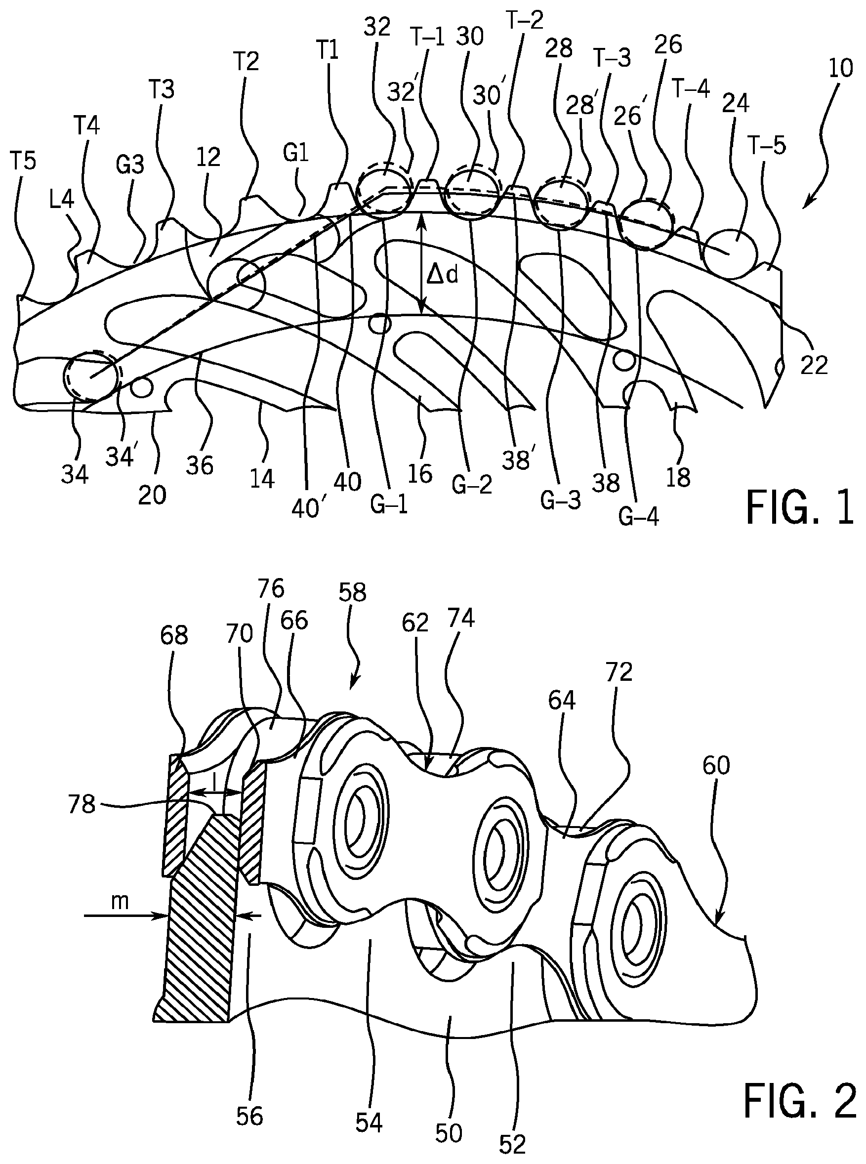 Patent US12157539 Figure 1 – Drive arrangement of a bicycle having a multi-sprocket arrangement