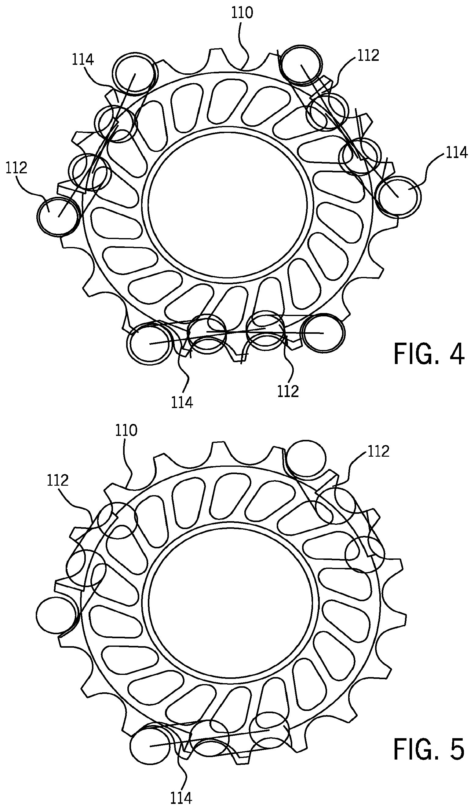 Patent US12157539 Figure 3 – Drive arrangement of a bicycle having a multi-sprocket arrangement
