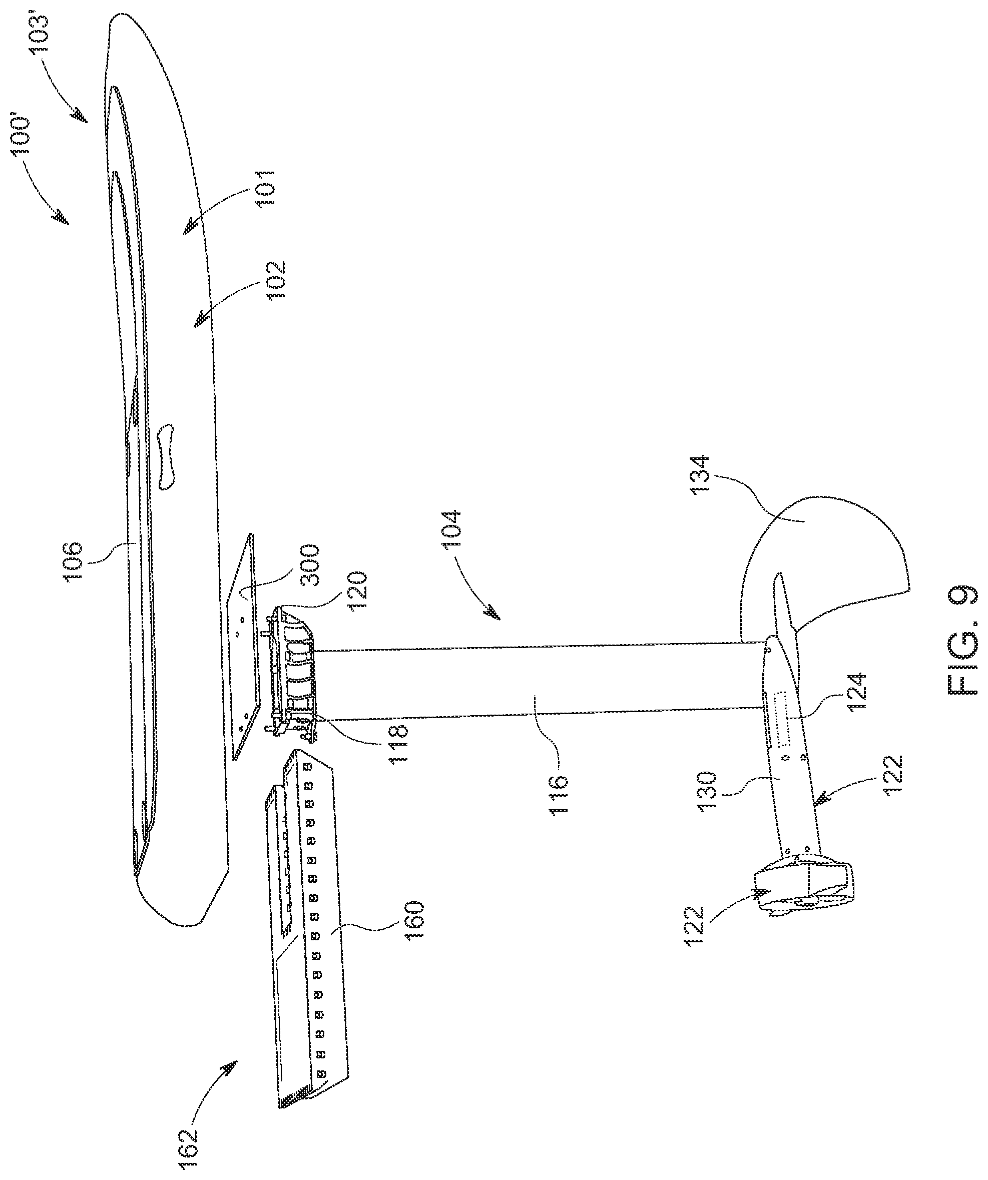 Patent US12157541 Figure 9 – Multi purpose electric hydrofoil