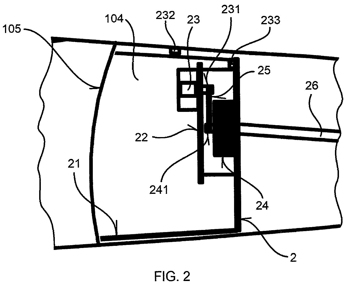 Patent US12157542 Figure 2 – Kayak with additional drive