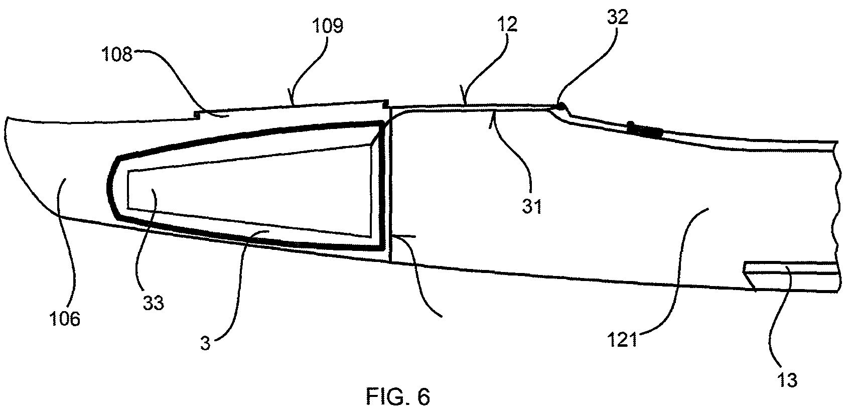 Patent US12157542 Figure 6 – Kayak with additional drive