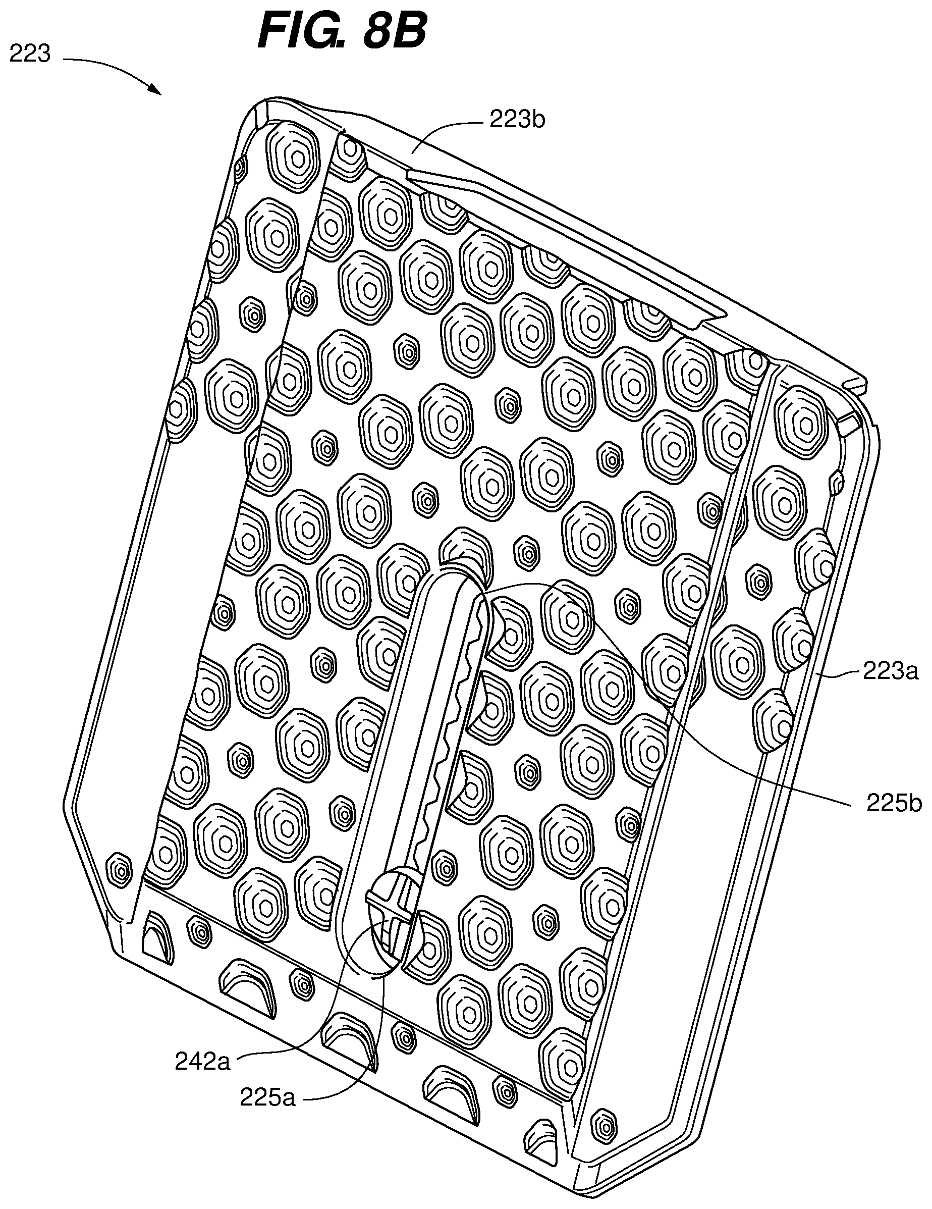 Patent US12157543 Figure 11 – Adjustable water flow deflection device for a watercraft and methods of use