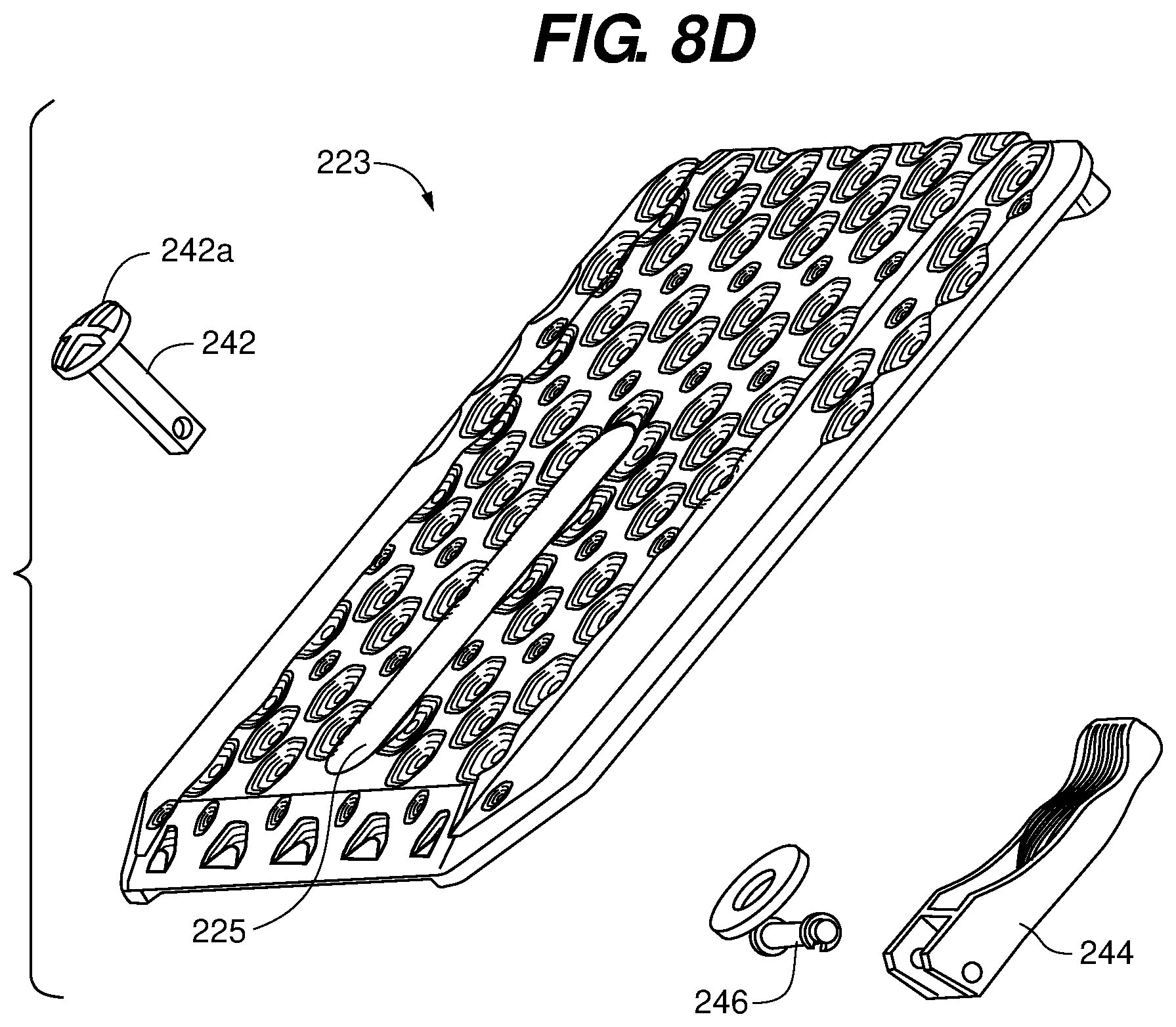 Patent US12157543 Figure 13 – Adjustable water flow deflection device for a watercraft and methods of use