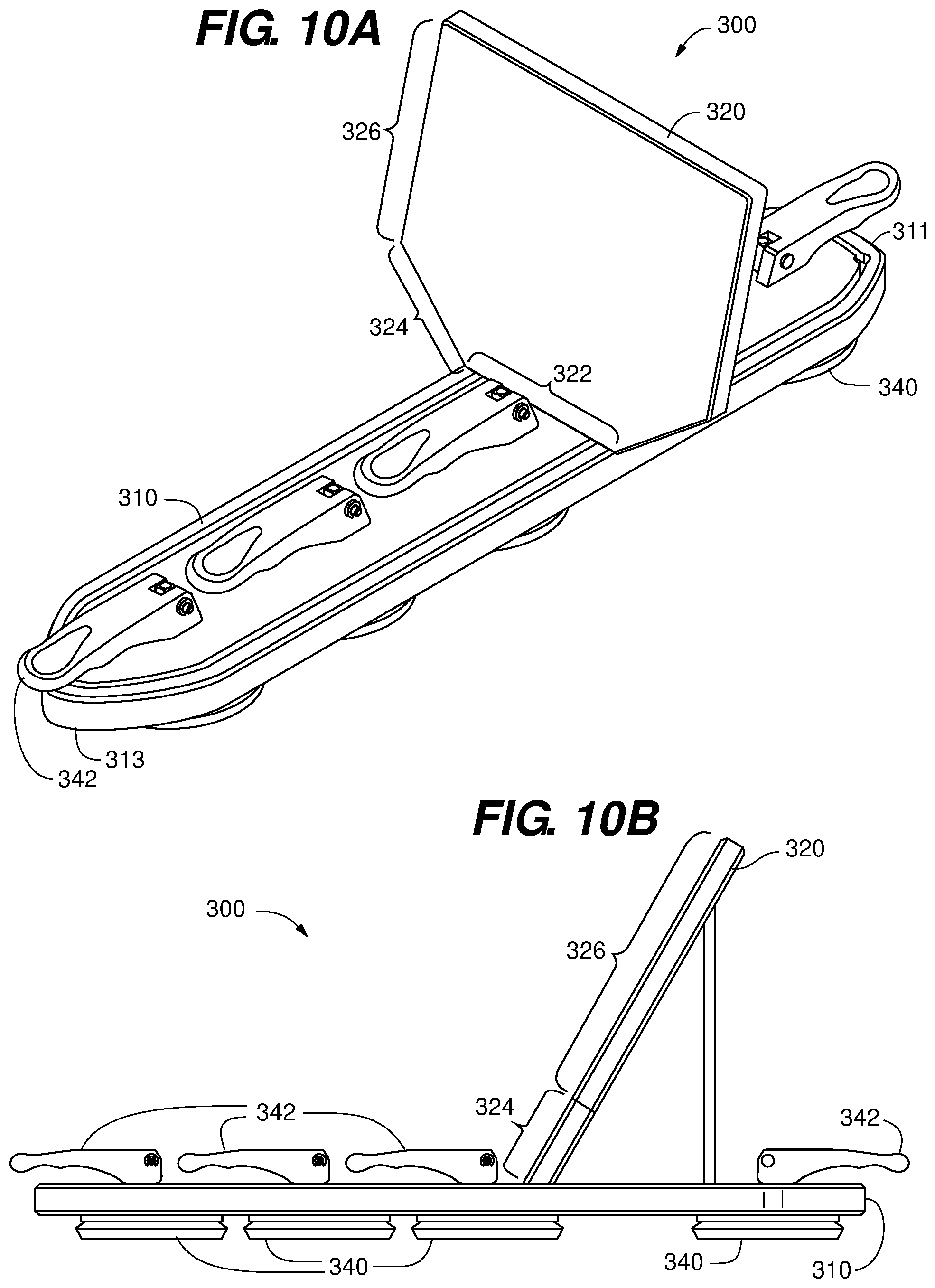 Patent US12157543 Figure 15 – Adjustable water flow deflection device for a watercraft and methods of use