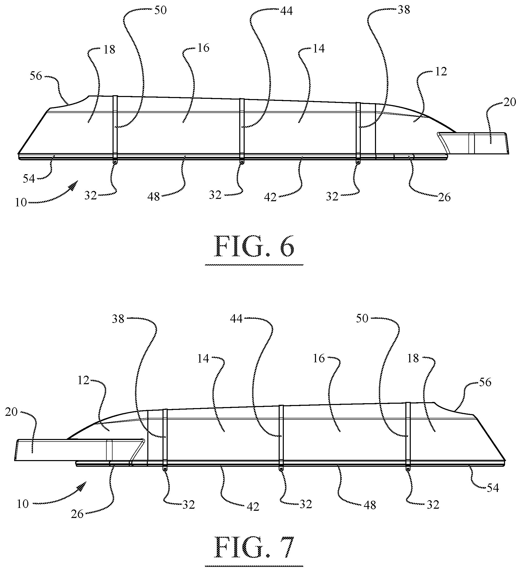 Patent US12157544 Figure 4 – Hard shell boat cover