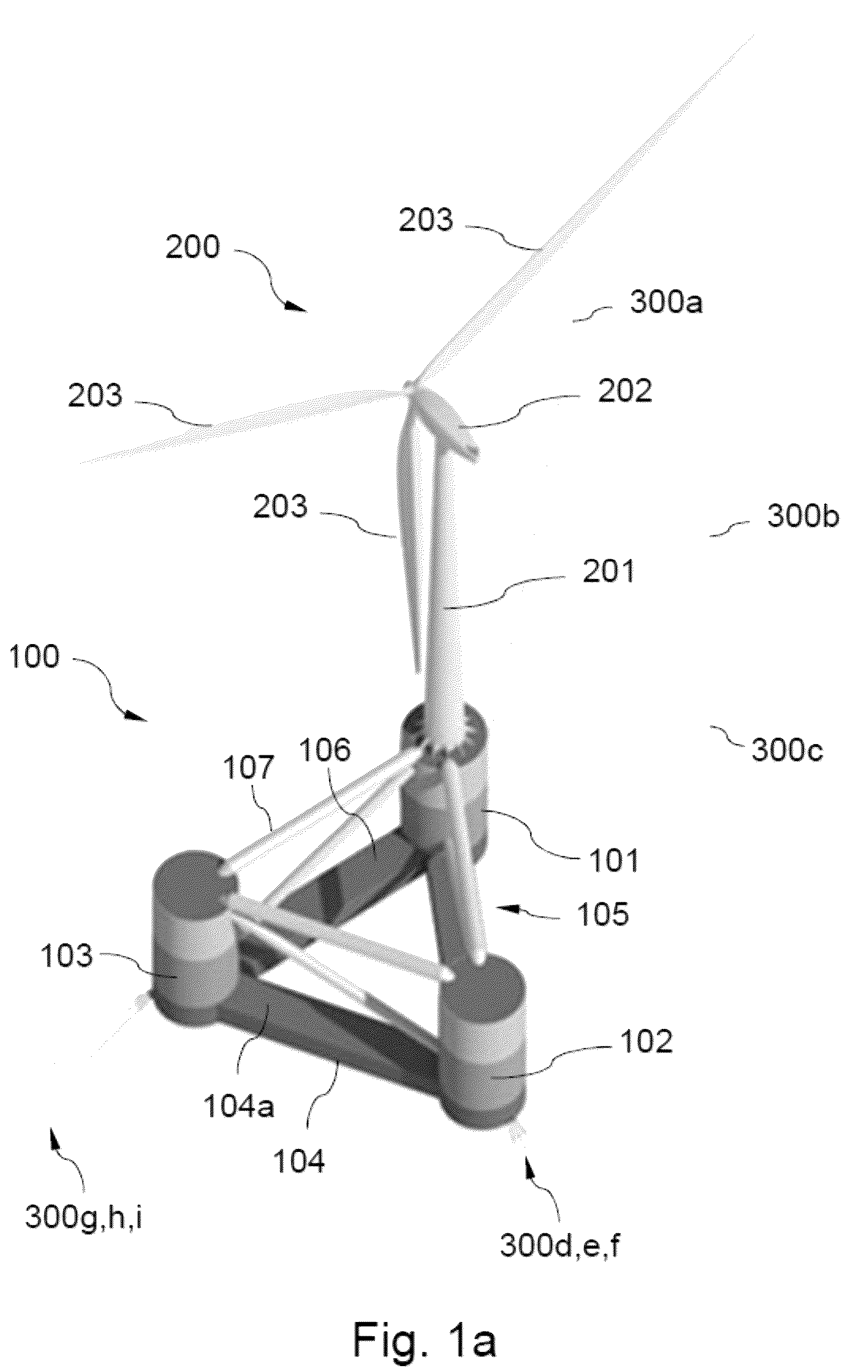 Patent US12157545 Figure 1 – Wind energy power plant and method of construction