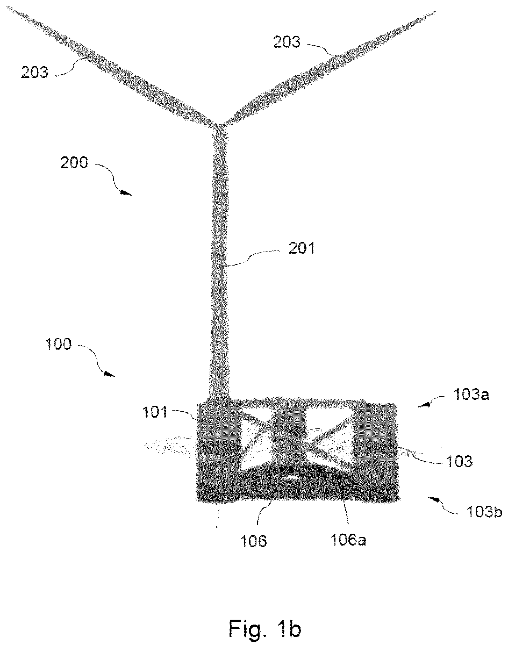 Patent US12157545 Figure 2 – Wind energy power plant and method of construction
